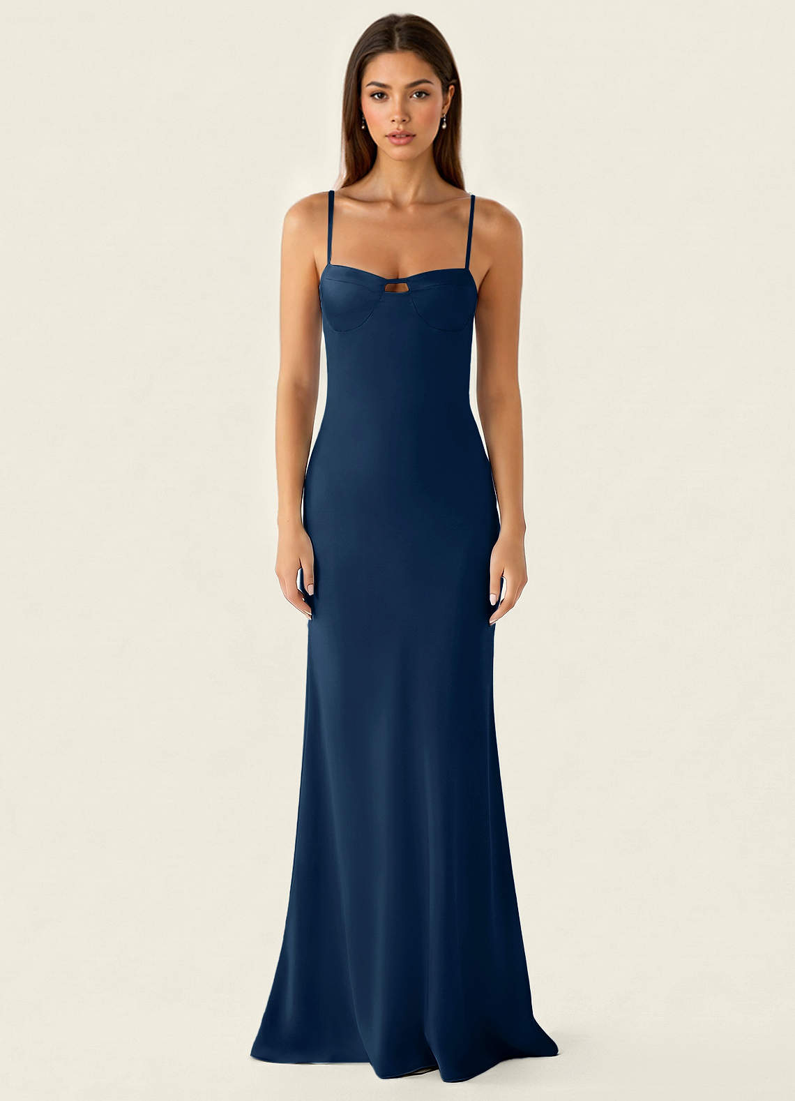 stained blue dress Stasiam Dark Navy Stain Open Back Party Royal Blue Bridesmaid Dresses
