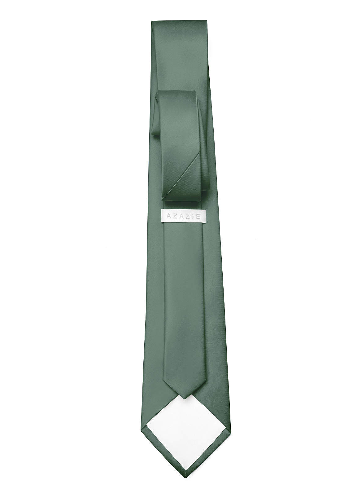 front Matte Satin Wide Tie