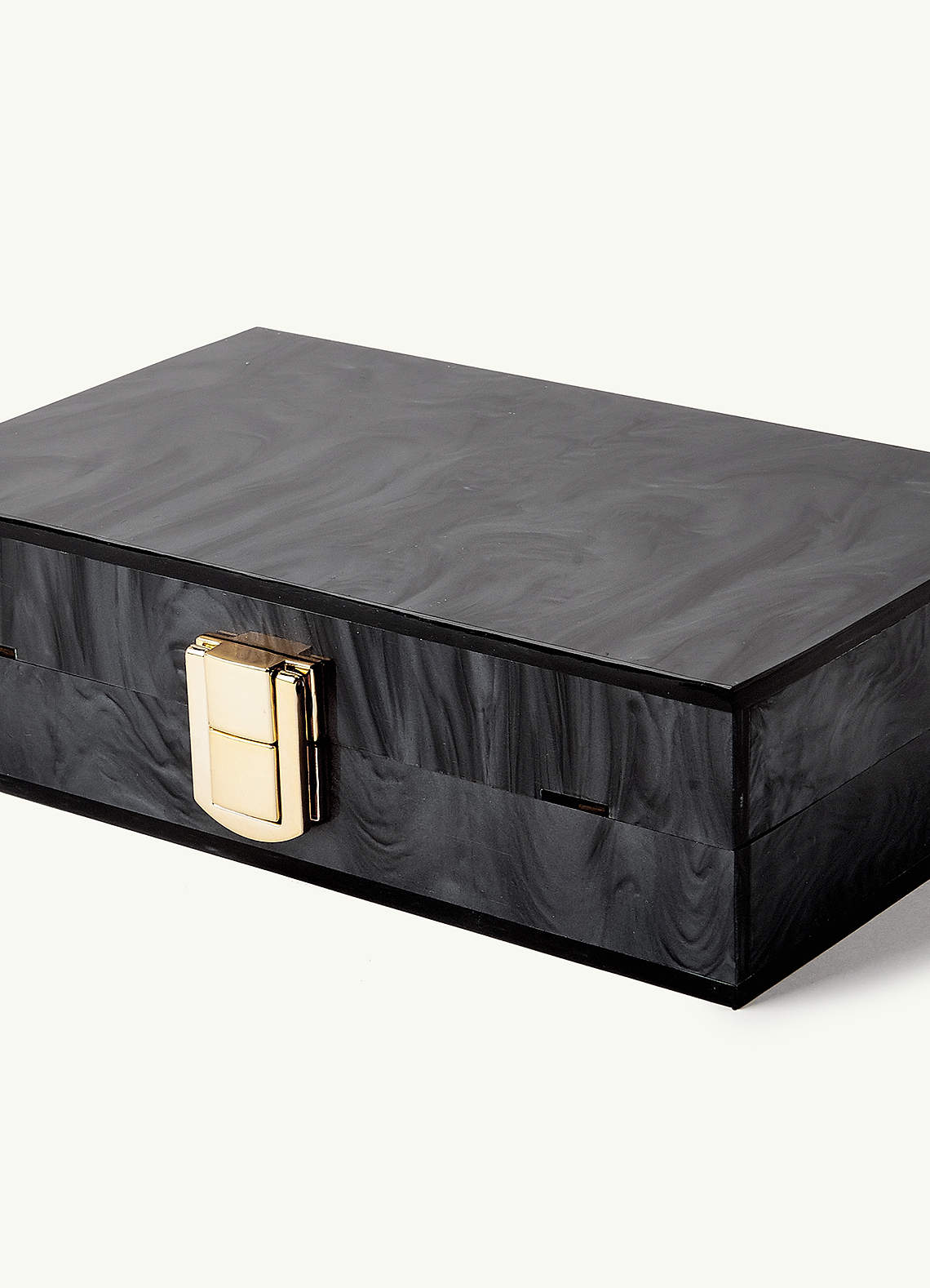 front Acrylic Marble Clutch Bag