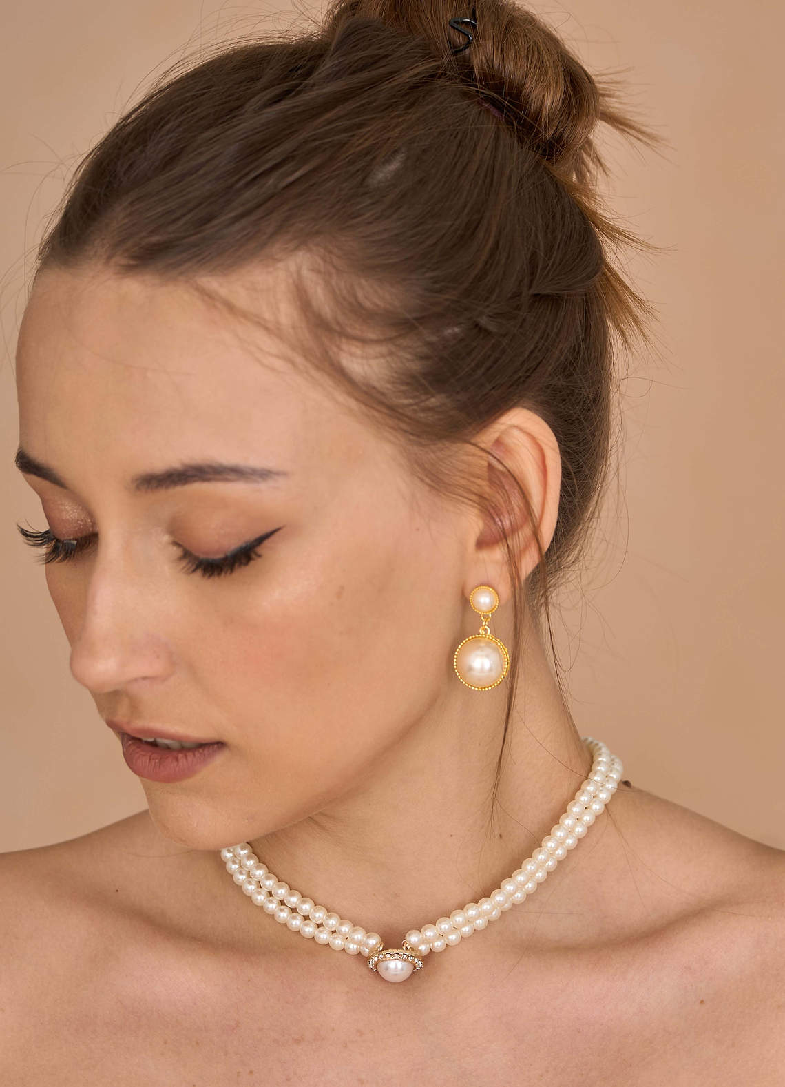 front Set di fermagli per capelli con fiocco per gioielli da sposa