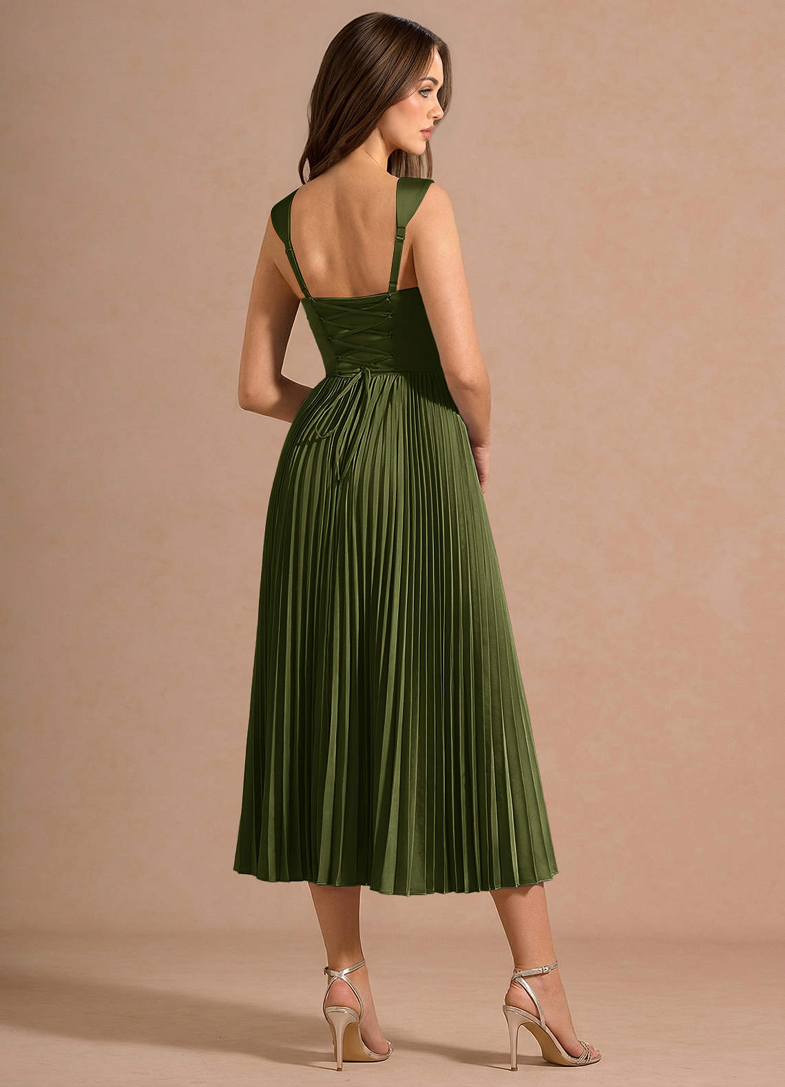 Avenelle Olive Mid Dress image3