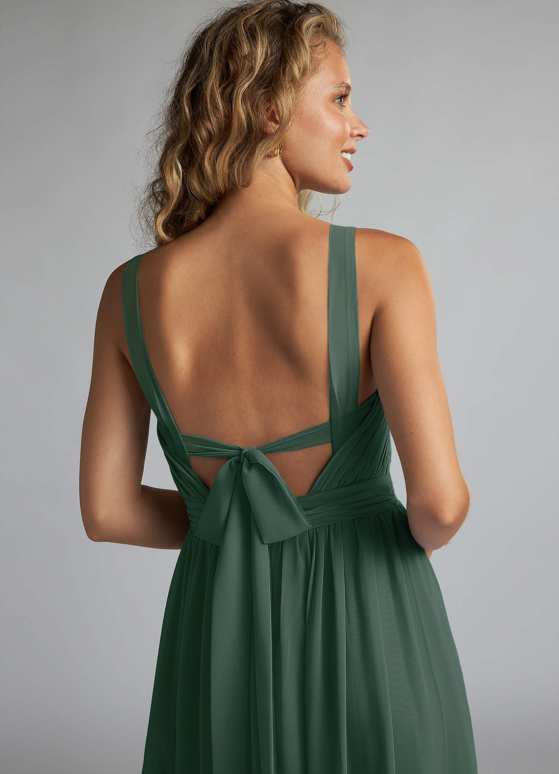 sea moss bridesmaid dresses Blue Simple V-neck Long Bridesmaid Dresses with Side Slit, Wedding Party  Dress, BD83  Simidress