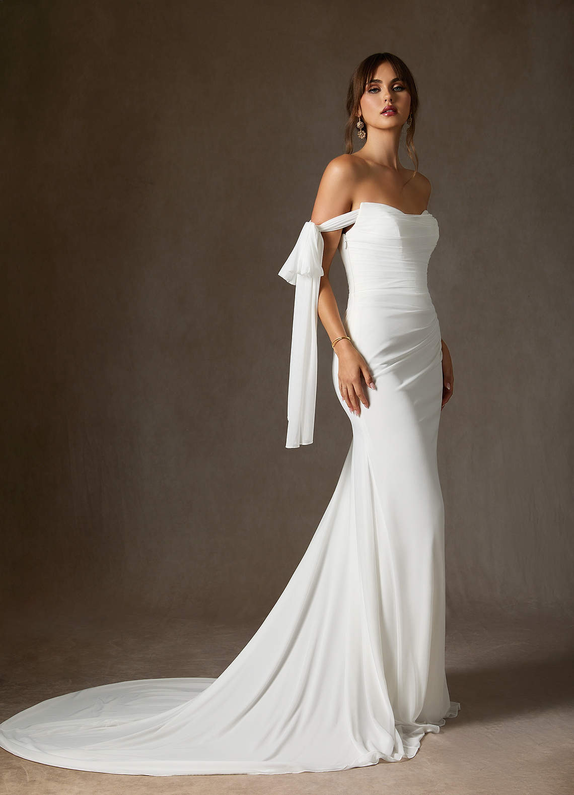 papaya formal dresses Azazie Diamond White Sheath Mesh Dress Ready to Ship YGroup_KA5C18P8C