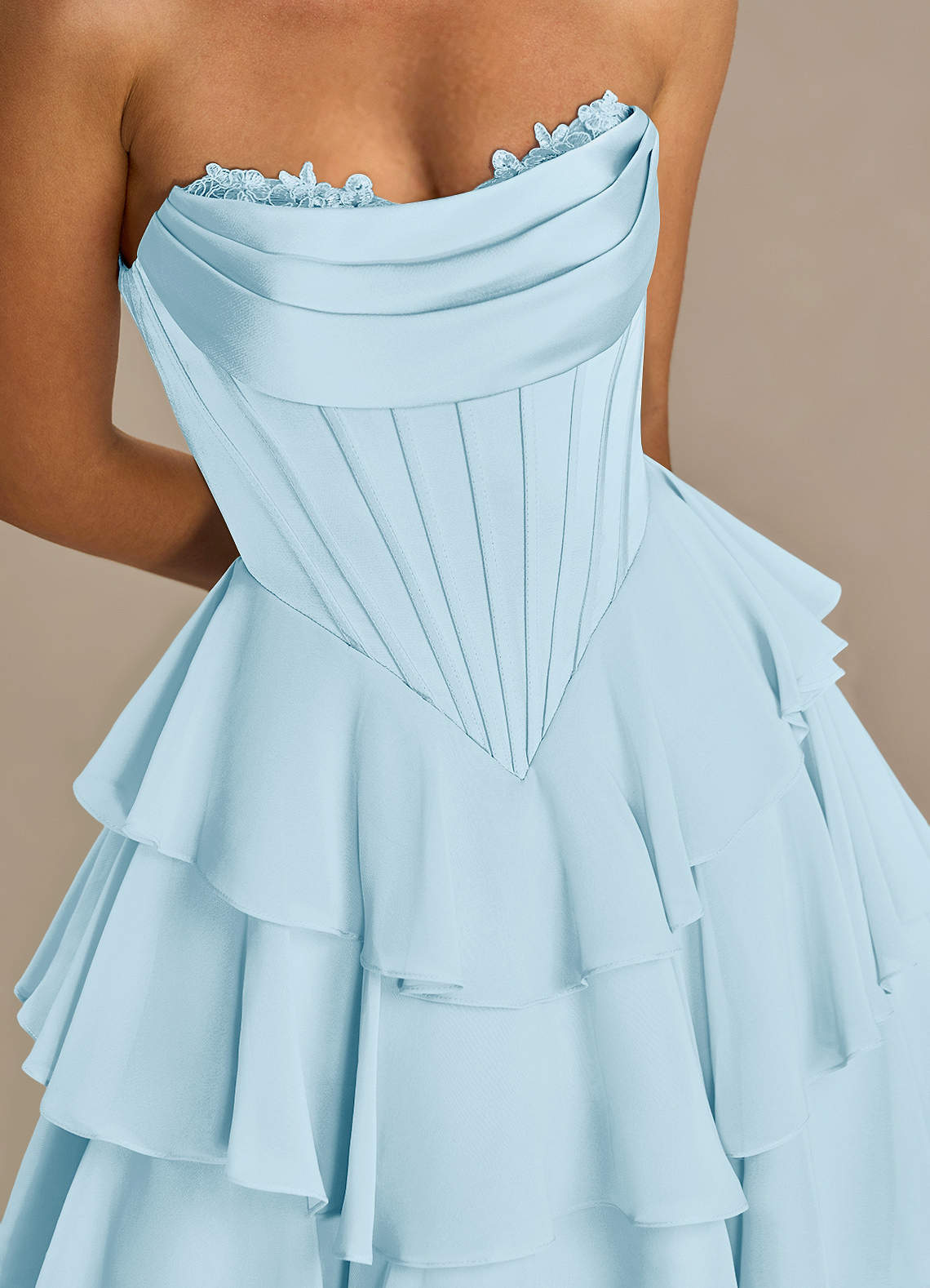 Brinley Sky Blue Mini Dress image5