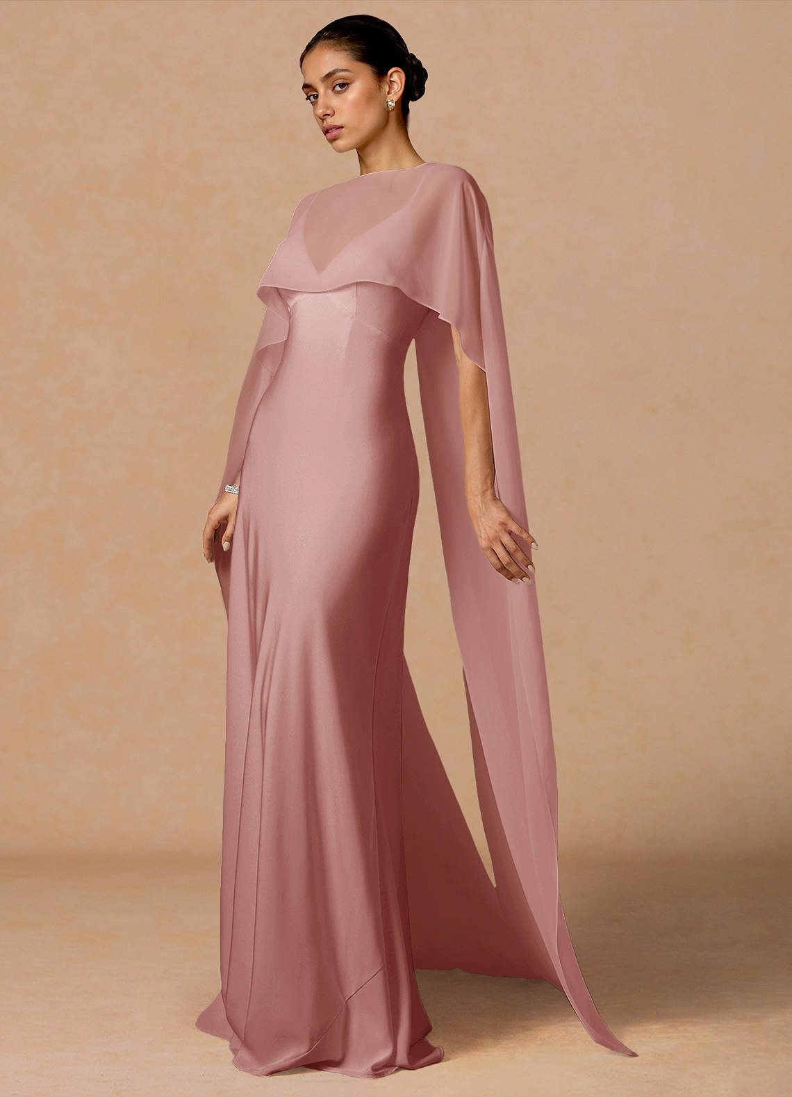 Midi Dress Dusty Rose Maxi Dress Casual Azazie Floor-Length Maxi Dresses  Slip Wedding Guest Formal Black Tie Dresses V Neck Dusty Pink