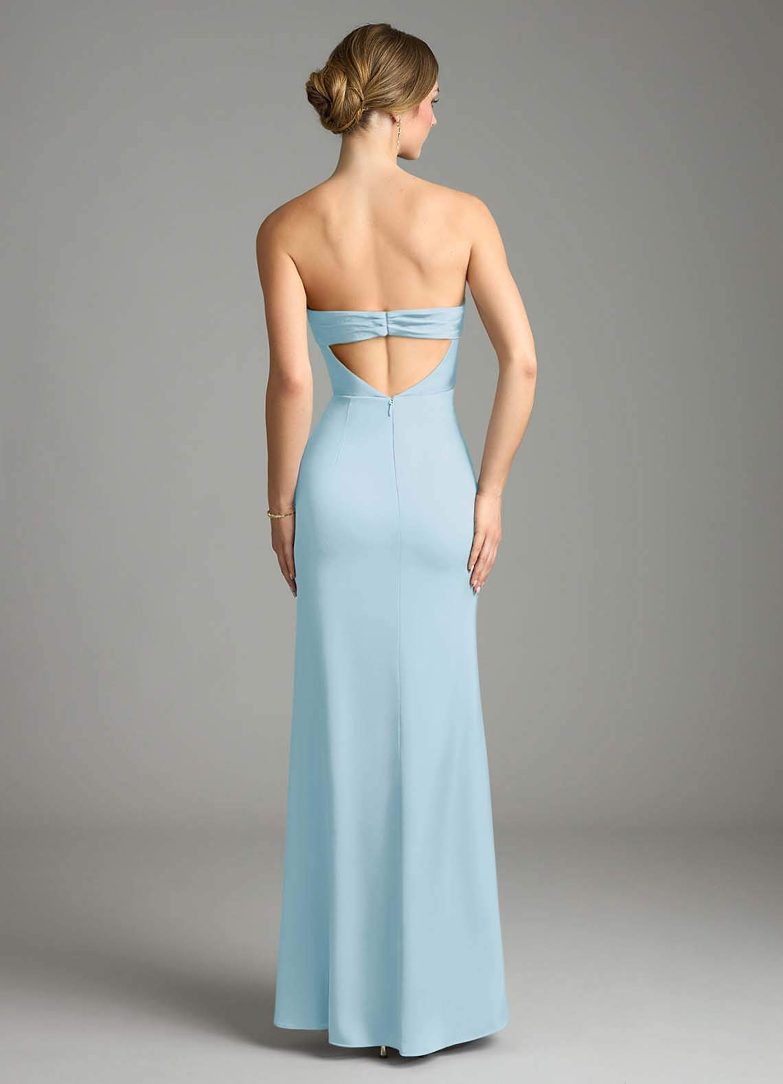 princess polly baby blue dress Rich Teal Unique Chiffon Bridesmaids Dress Long Teal Halter Neckline Party  Dress Formal Dress(BM4755)  DaisyFormals-Bridesmaid and Formal Dresses in  59+ Colors