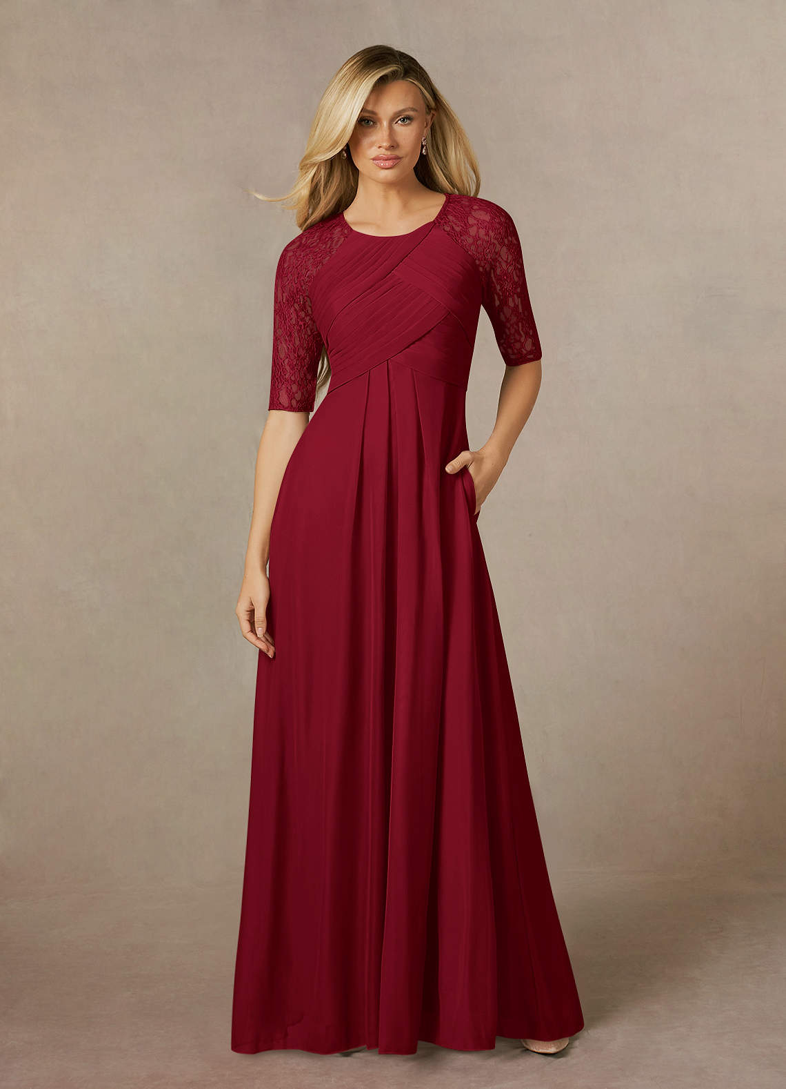 A-bee - Leni dress - Burgundy