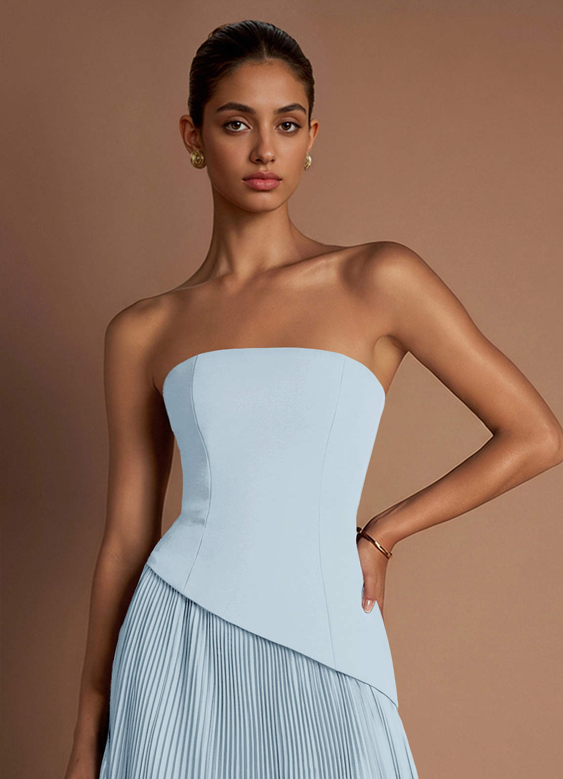 Ixchel Light Blue Maxi Dress | Azazie