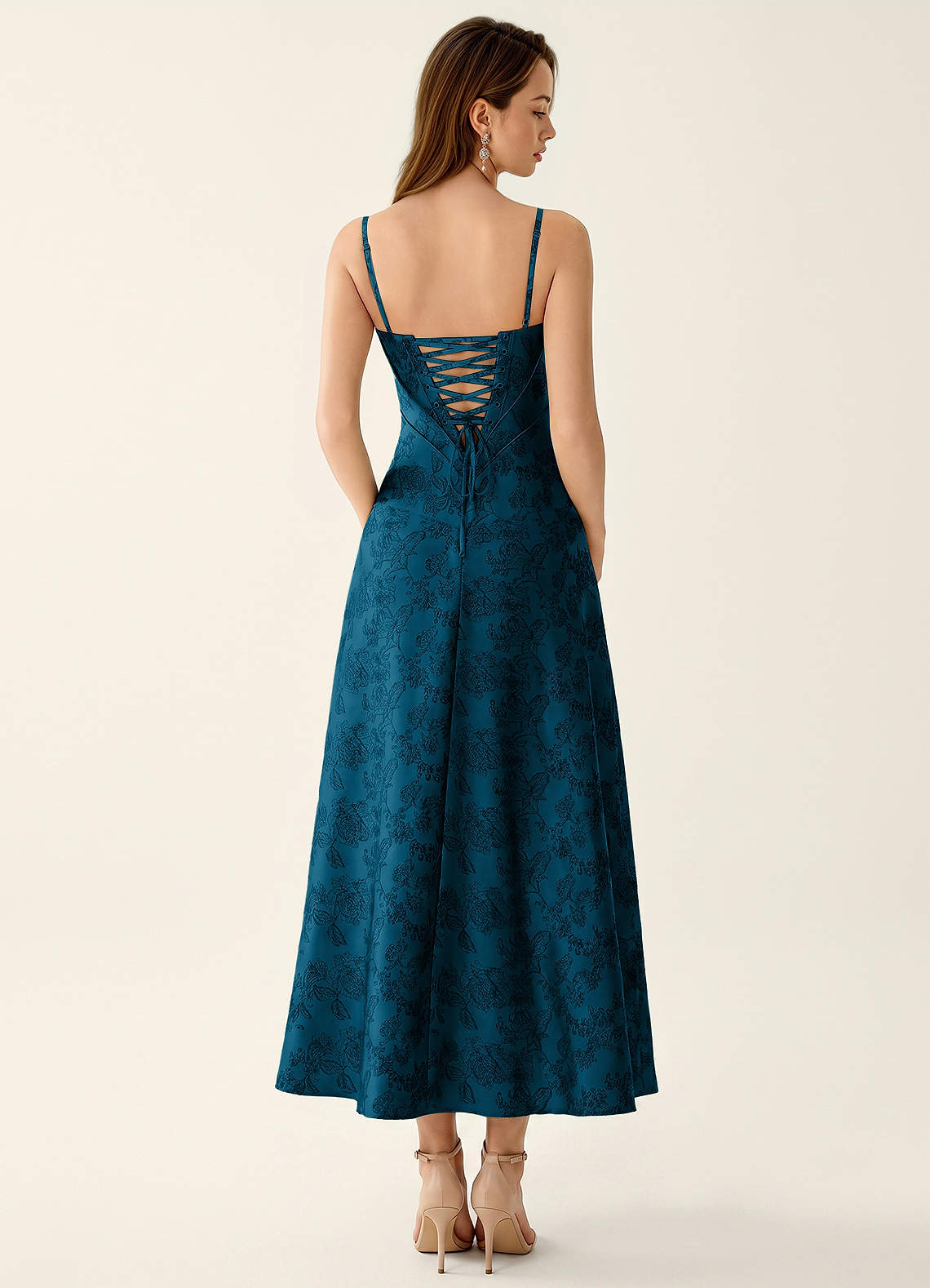 light blue high low dress Wendy Blue Maxi Dress main image 1