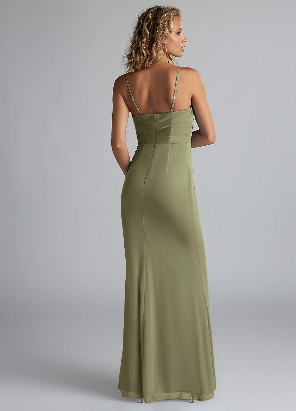 Azazie Teyana Pistachio Bridesmaid Dresses | Azazie