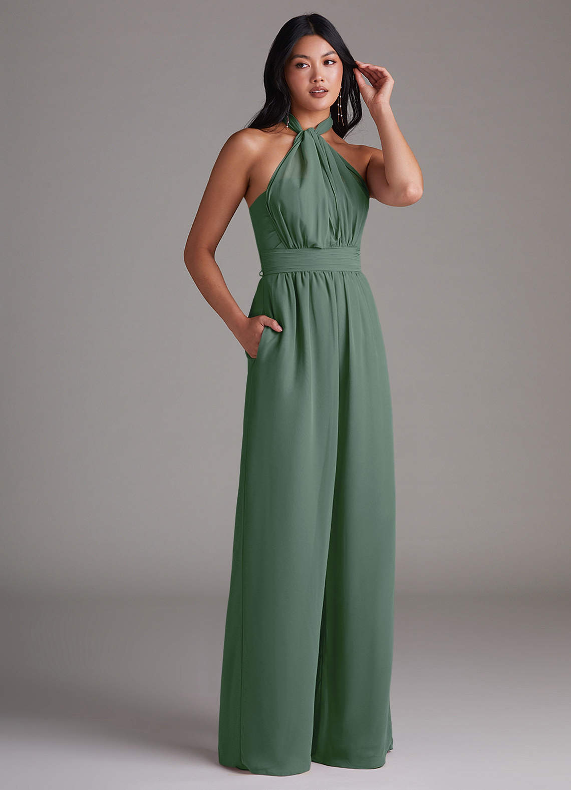 Azazie Lamara Eucalyptus Bridesmaid Dresses | Azazie