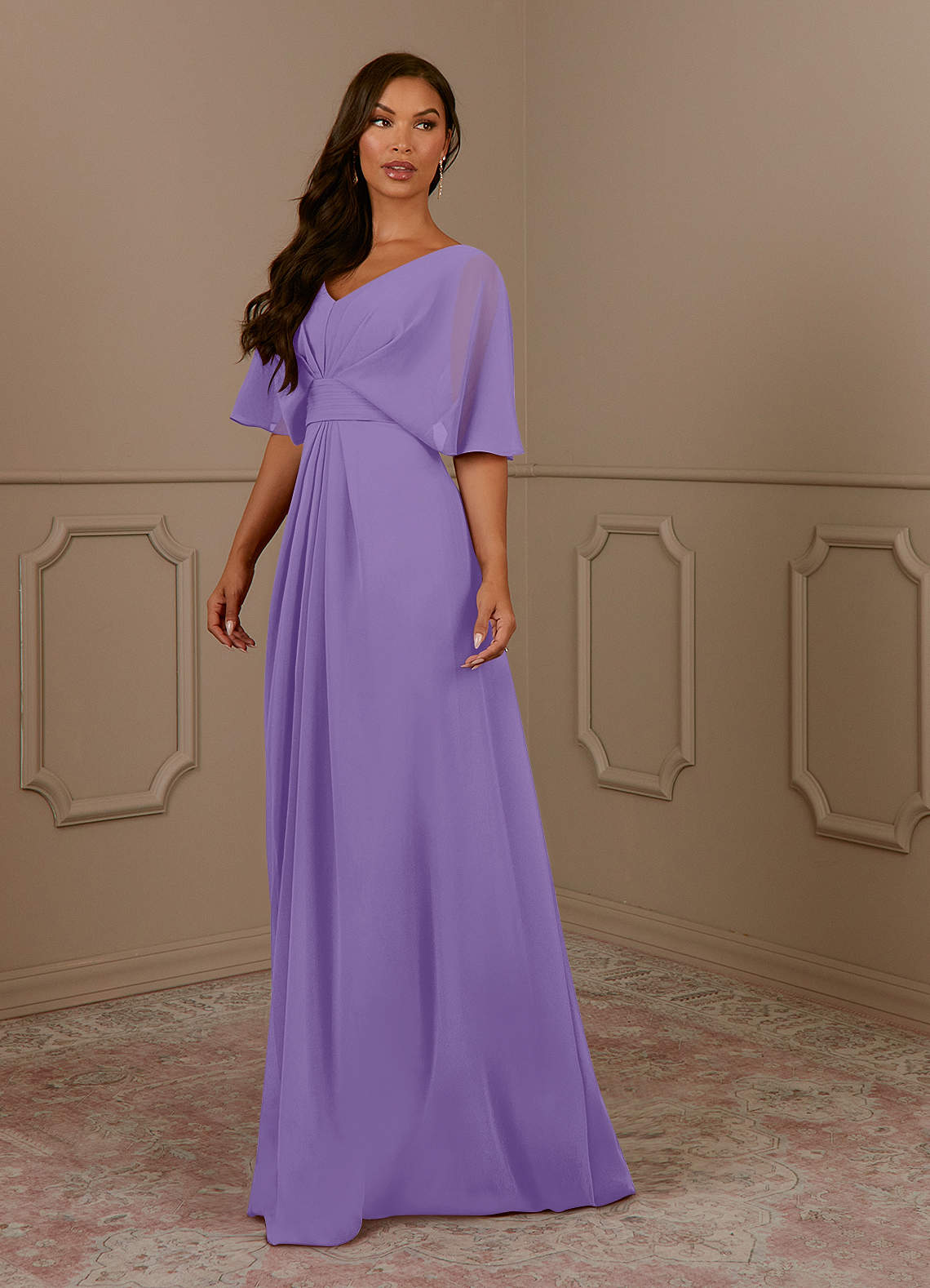 ruched prom dress Dancing Queen 4522 - Long Sheath Dress
