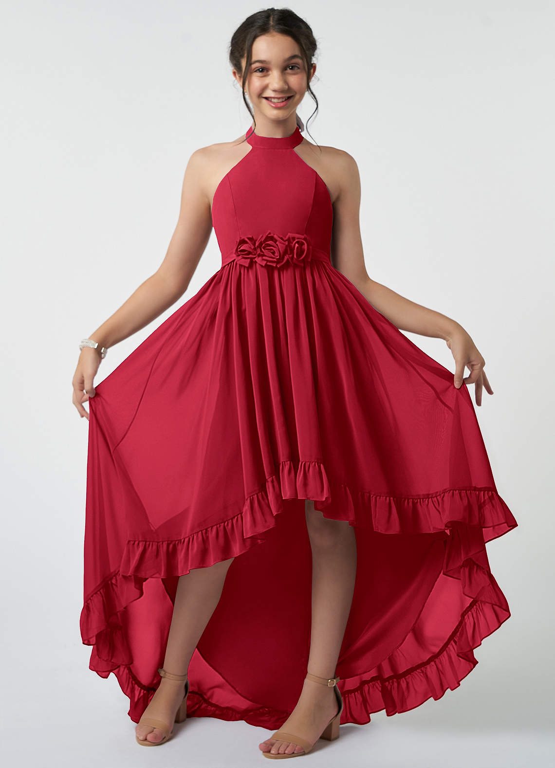 strapless open back dress I.H.F Studio Off-Shoulder Bustier Mini Dress in Light Pink main image 1