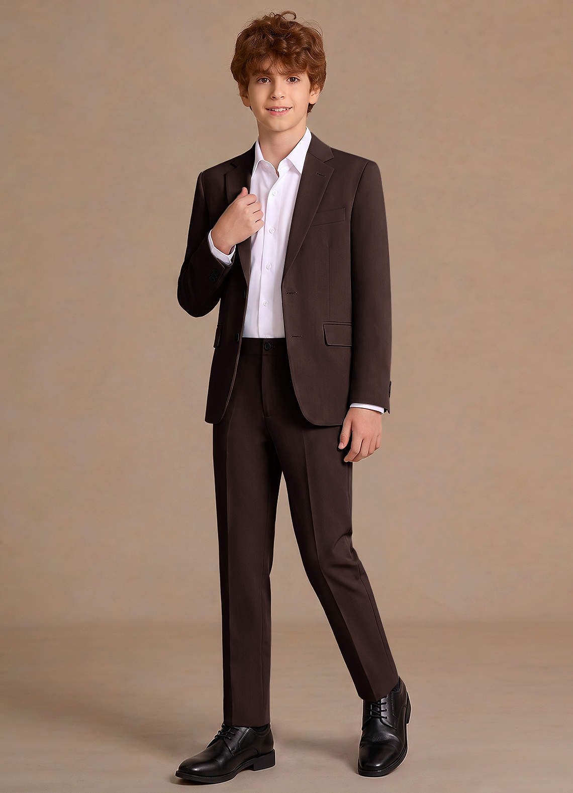 front James Ganache Junior 2-Piece Suit