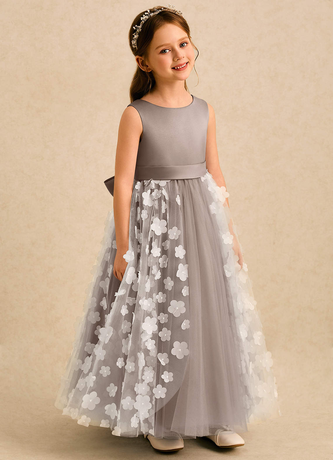 grey maya dress Dress Maya main image 1