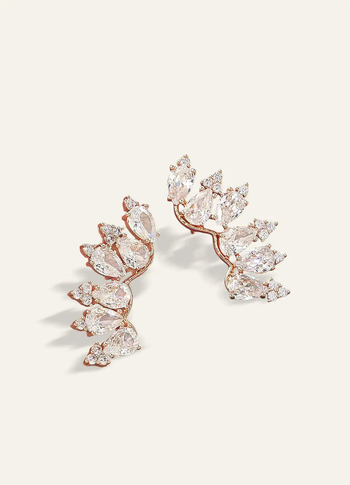 front Crystal Constellation Earrings