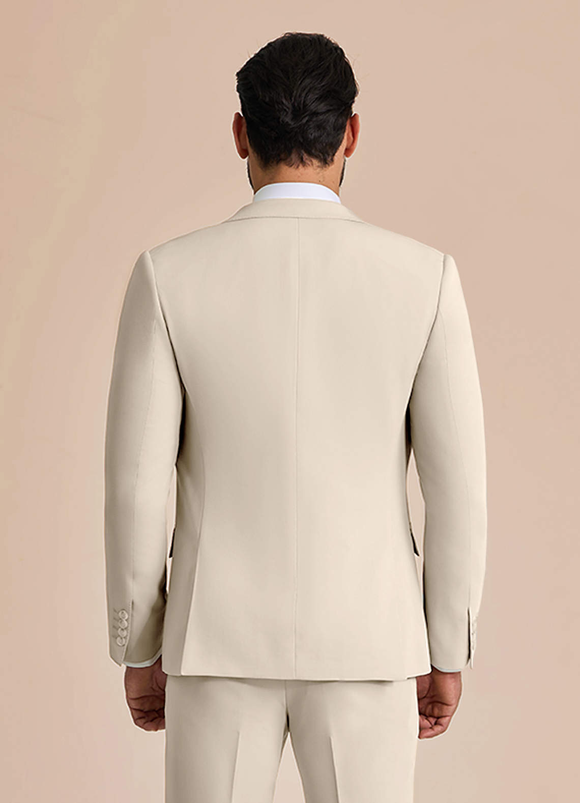 front William Tan Comfort Blend  Suit Jacket