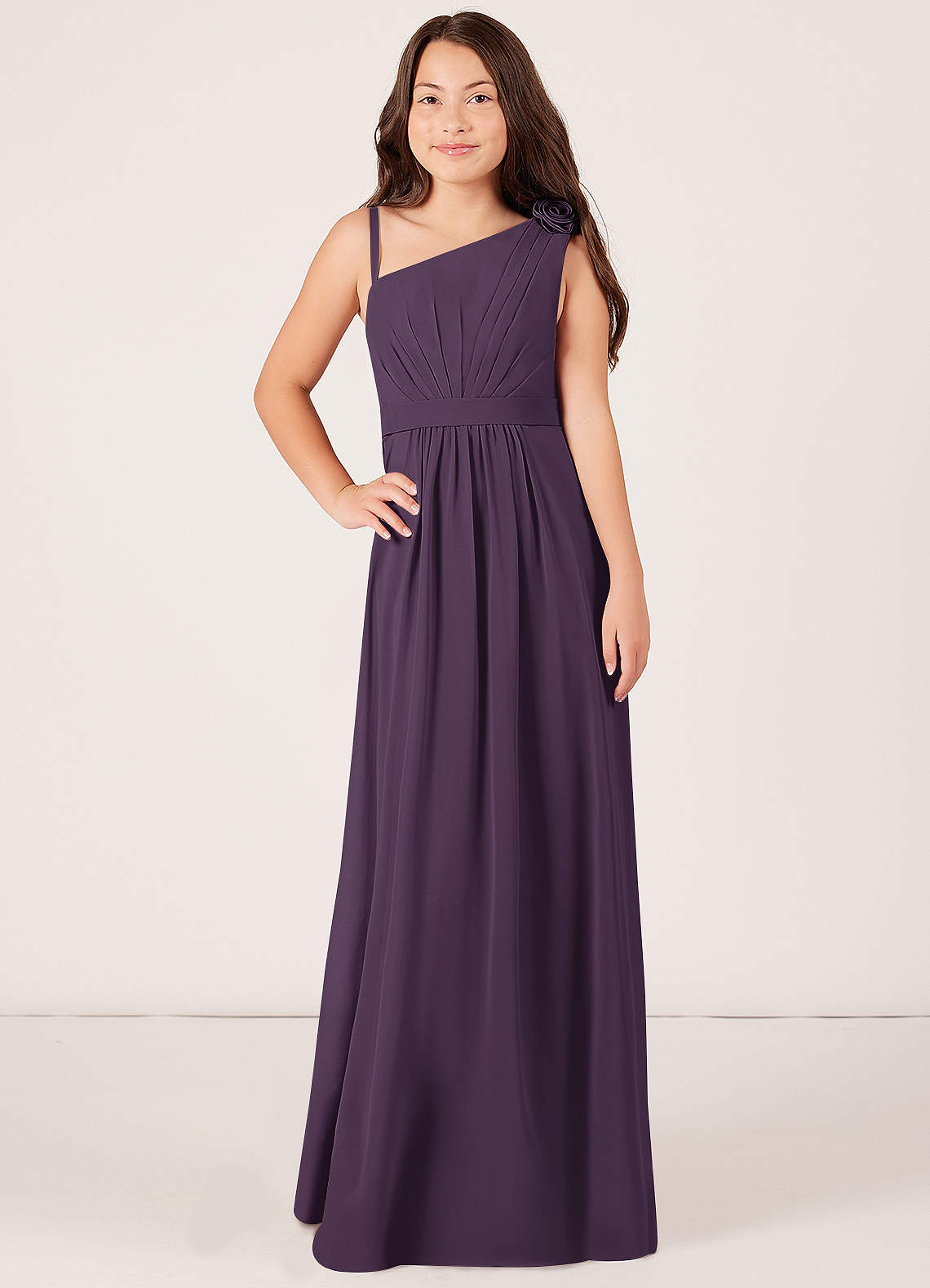 Plum Junior Bridesmaid Dresses