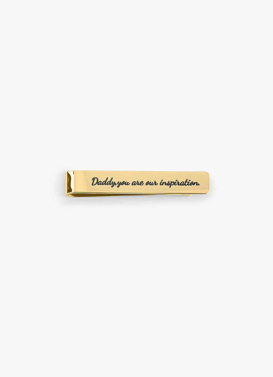 front Gepersonaliseerde metalen stropdasclip