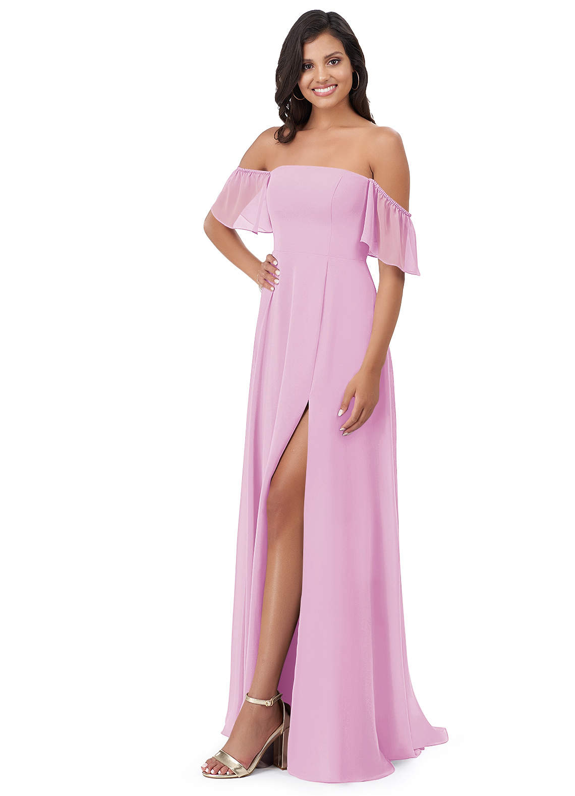 Candy Pink Azazie Sue Bridesmaid Dresses Azazie