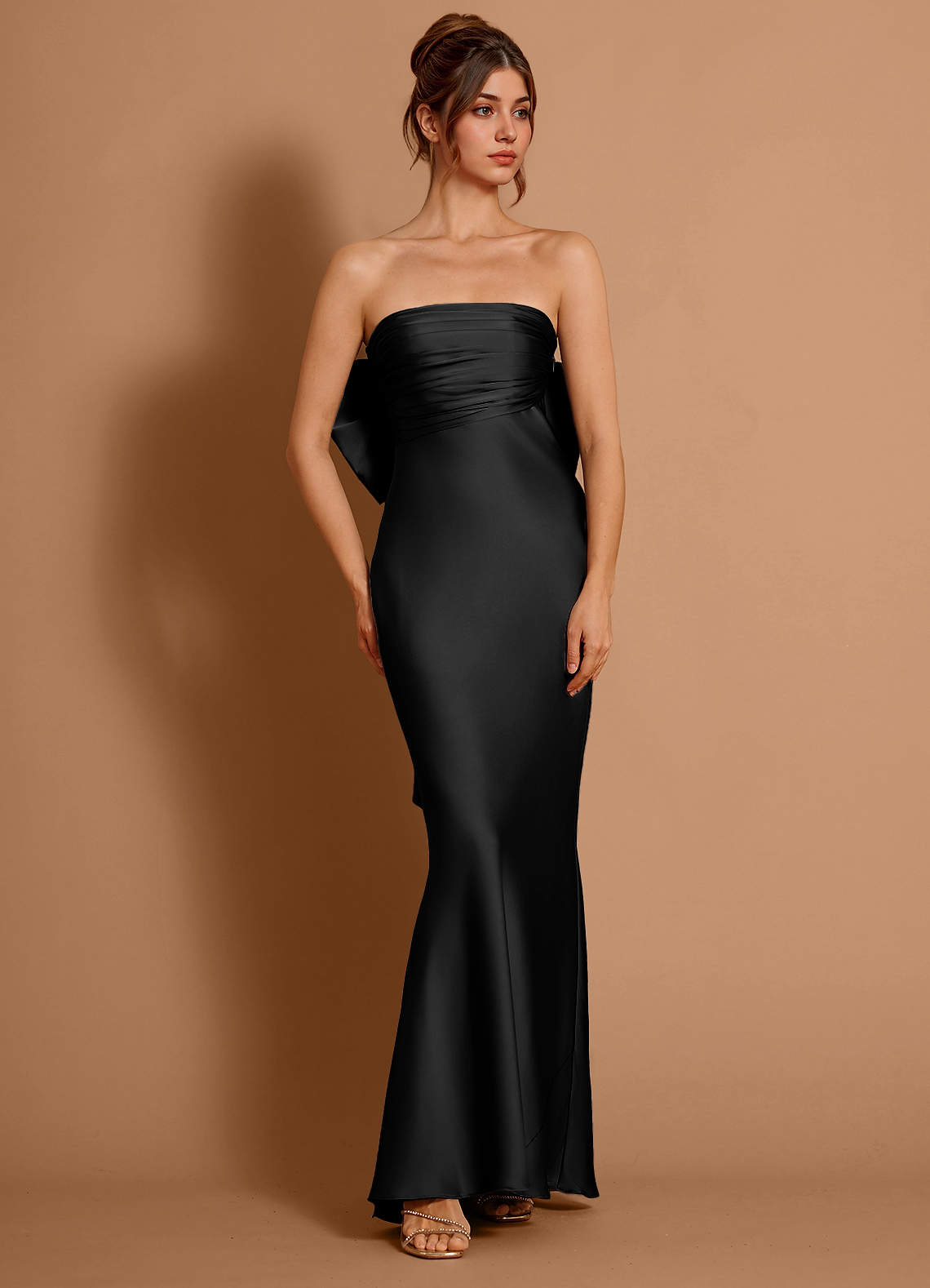 aveline maxi dress Aveline Cocoa Gown Maxi Dress Lysa