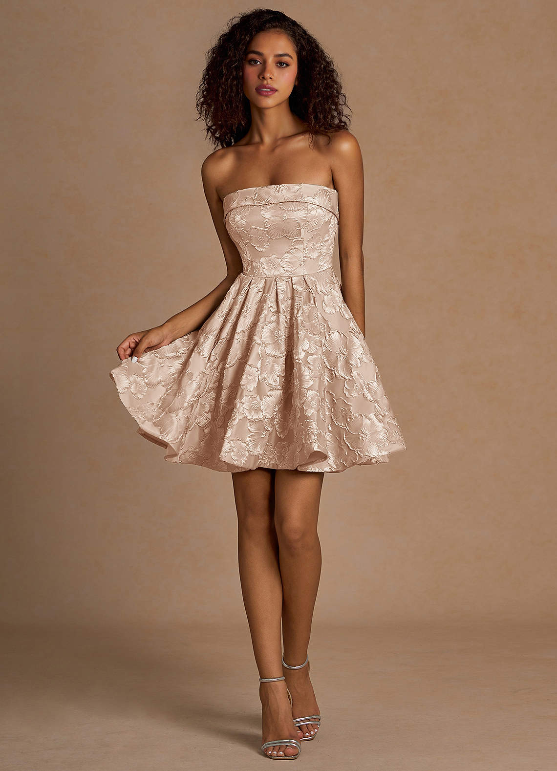 blush short formal dresses Strapless Sweetheart Neck Homecoming Dress Blush Pink Short Prom Dresses PD304 US16 / Ivory