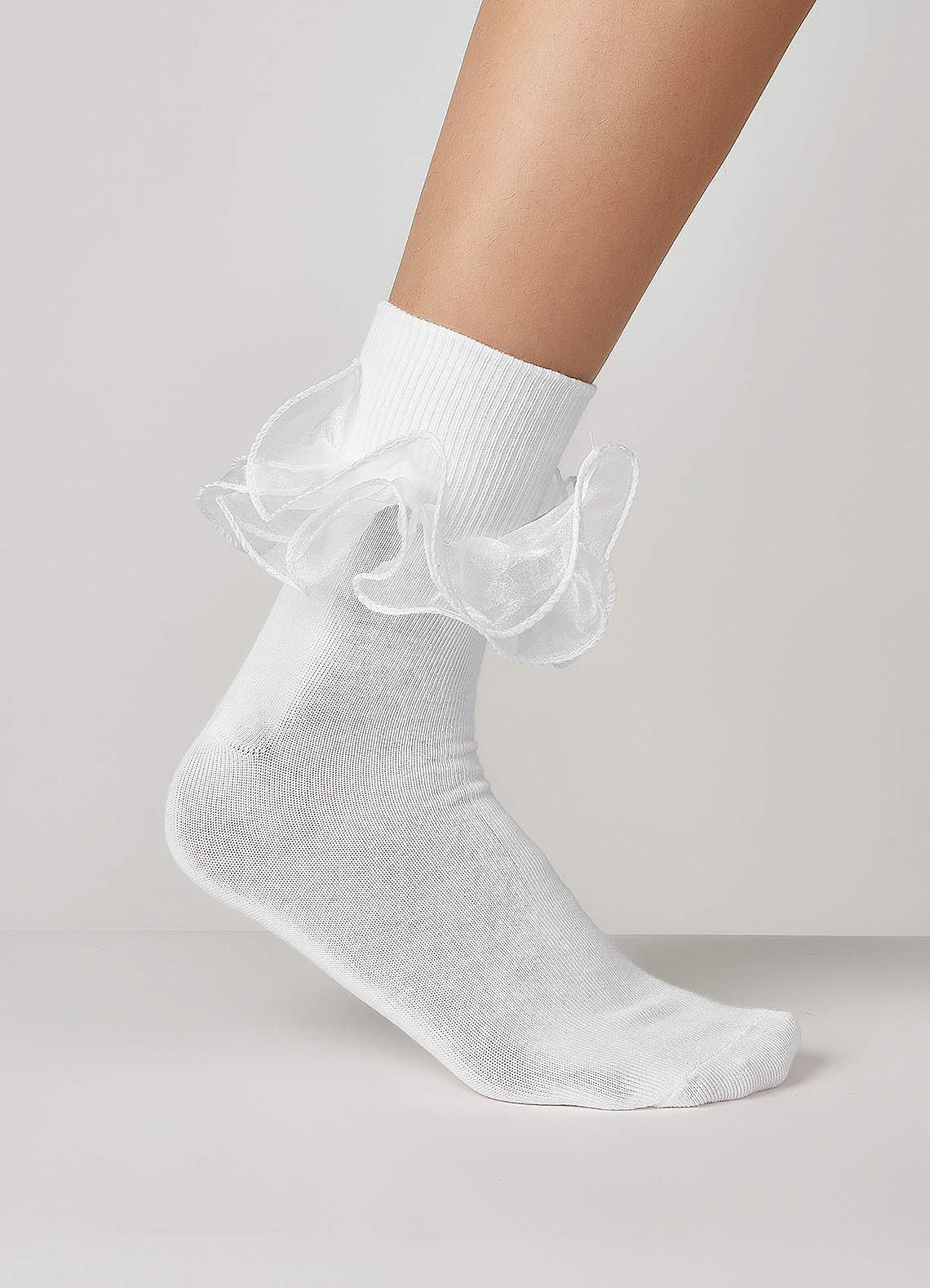 front Statement Ruffle Socks Set of 3