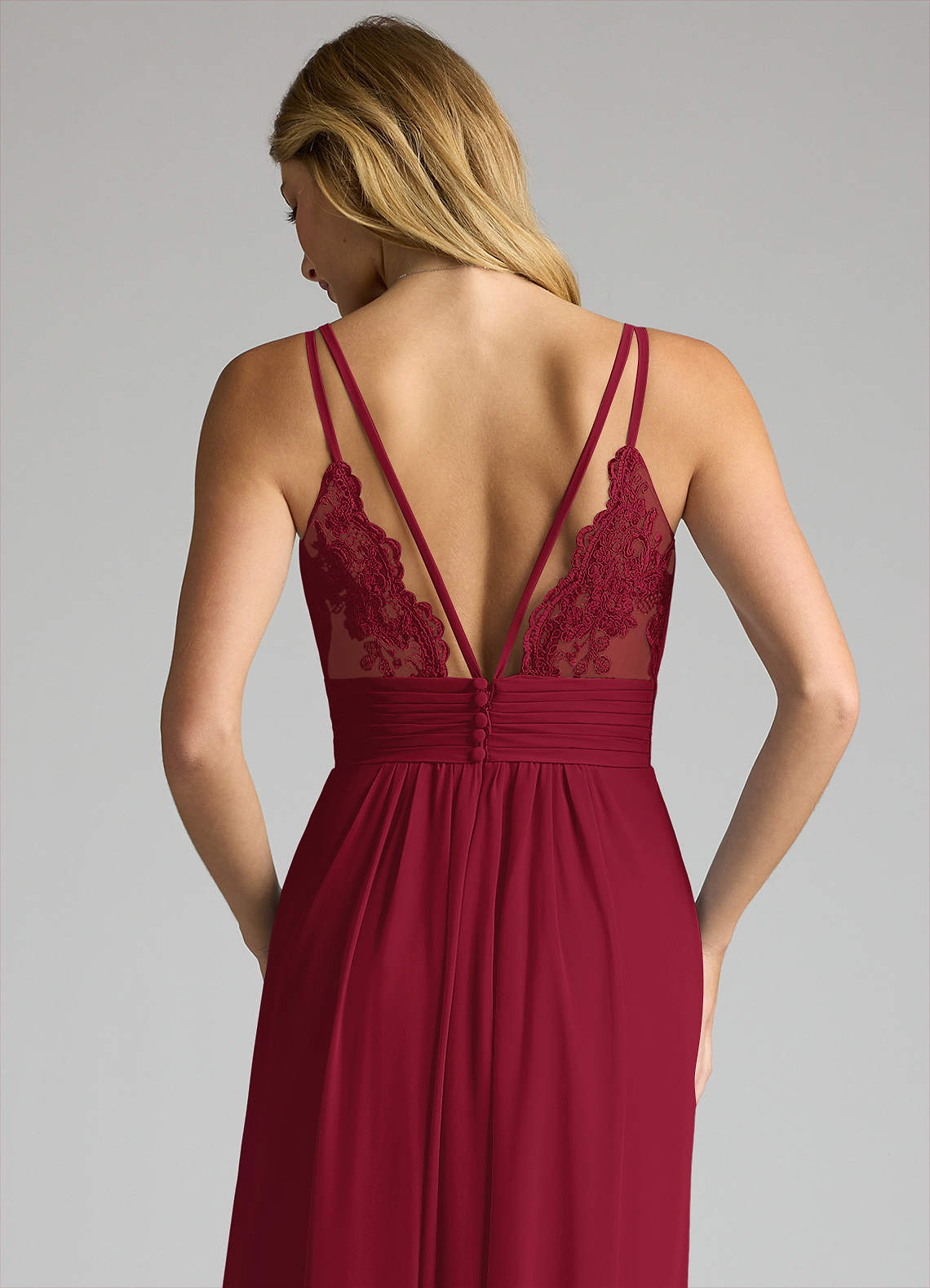 Azazie Maren Allure Burgundy Bridesmaid Dresses Azazie