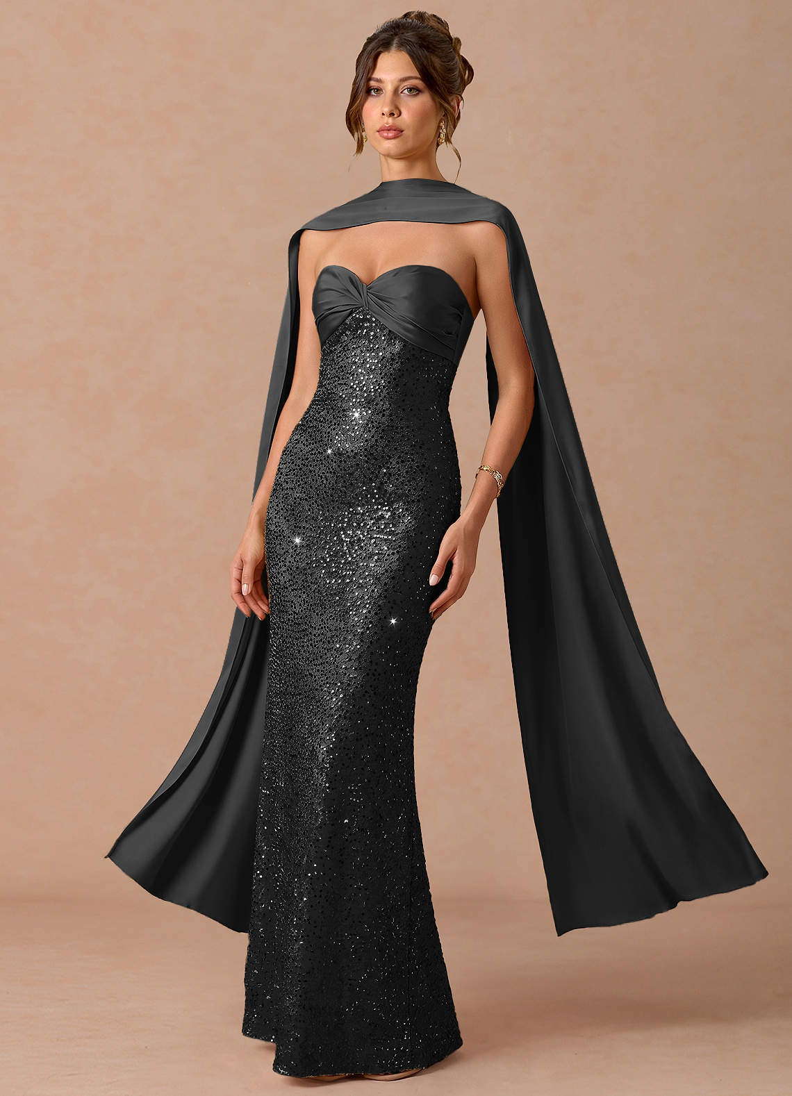 black silver maxi dress Serelle Size:9-10 Years (150cm) have for any formal Price_GBP40 - GBP50 Glamorous Pink Prom Dress