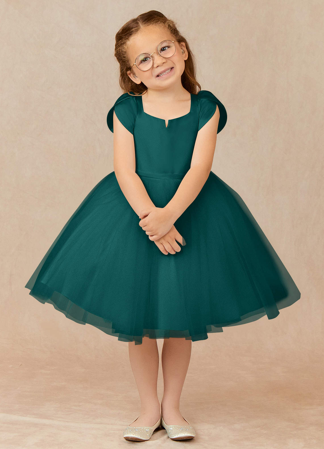 Peacock Flower Girl Dresses