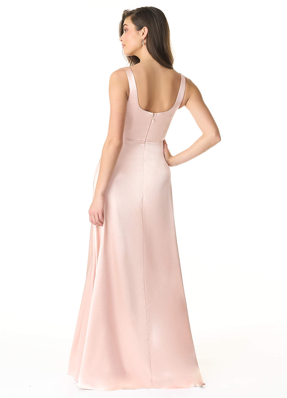 Rose Gold Azazie Joyce Bridesmaid Dresses | Azazie