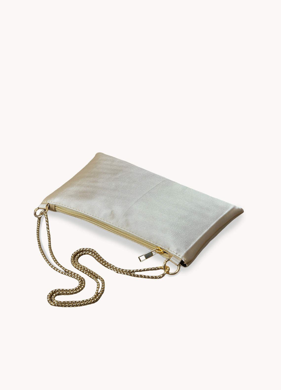 front Metallic Chain Underarm Bag