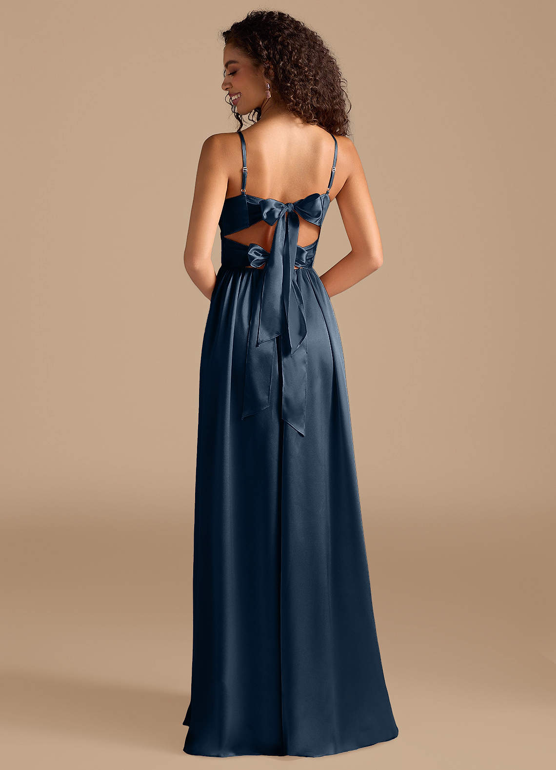 azazie dark navy bridesmaid dresses Dark Navy Strapless Bridesmaid Dresses