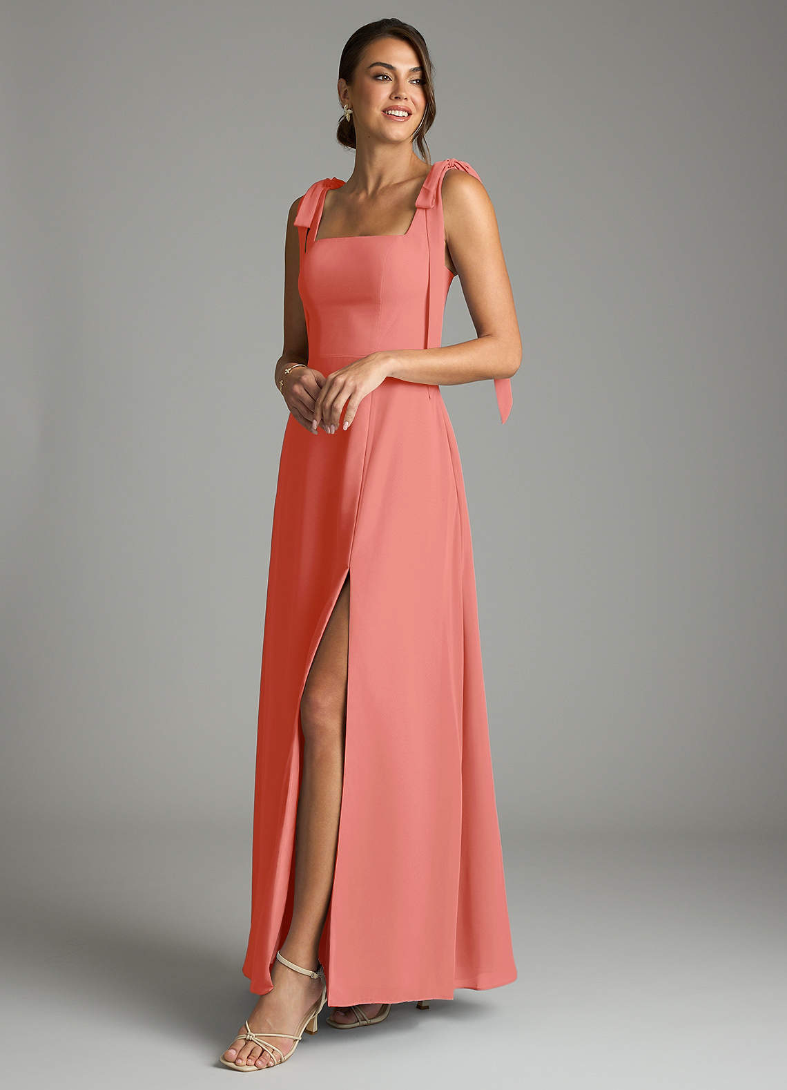orange pink bridesmaid dresses Pink and orange wedding bridesmaid dress recommendations