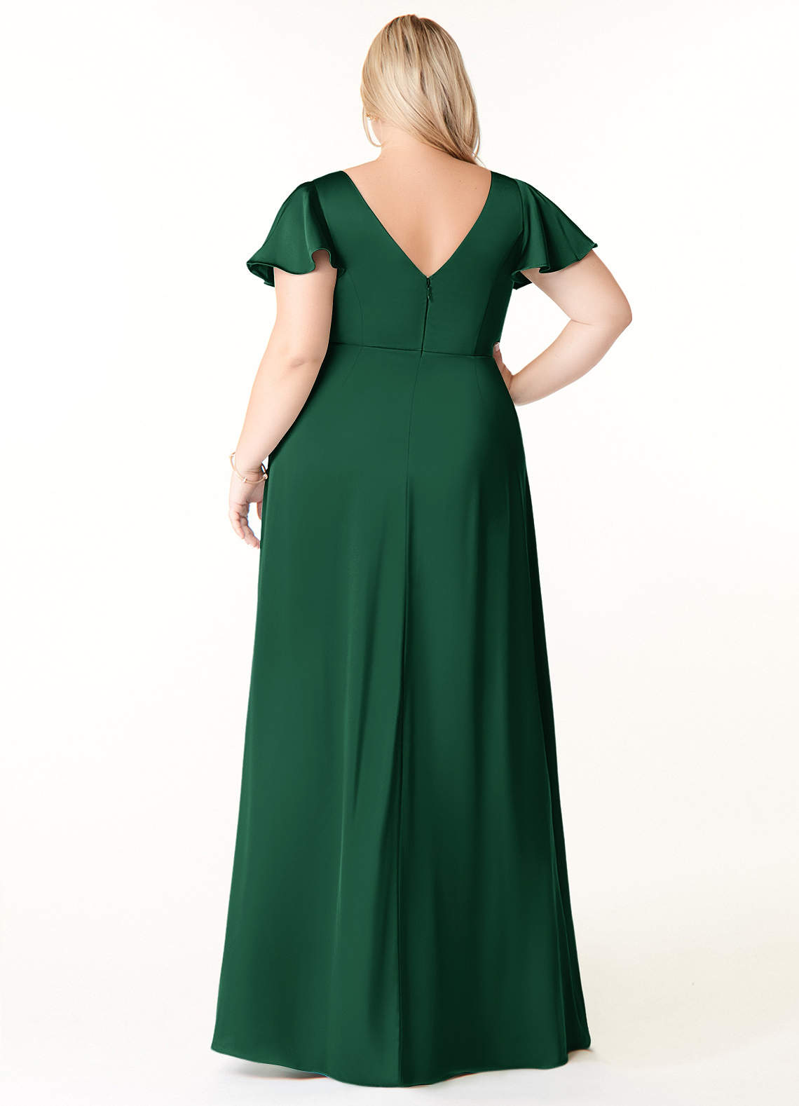 plus size dark green maxi dress WEDTREND Women Plus Size Strapless Dark Green Bridesmaid Dress Sheath Burnout Velvet Corset Maxi Dress with Slit, Dark Green / US2