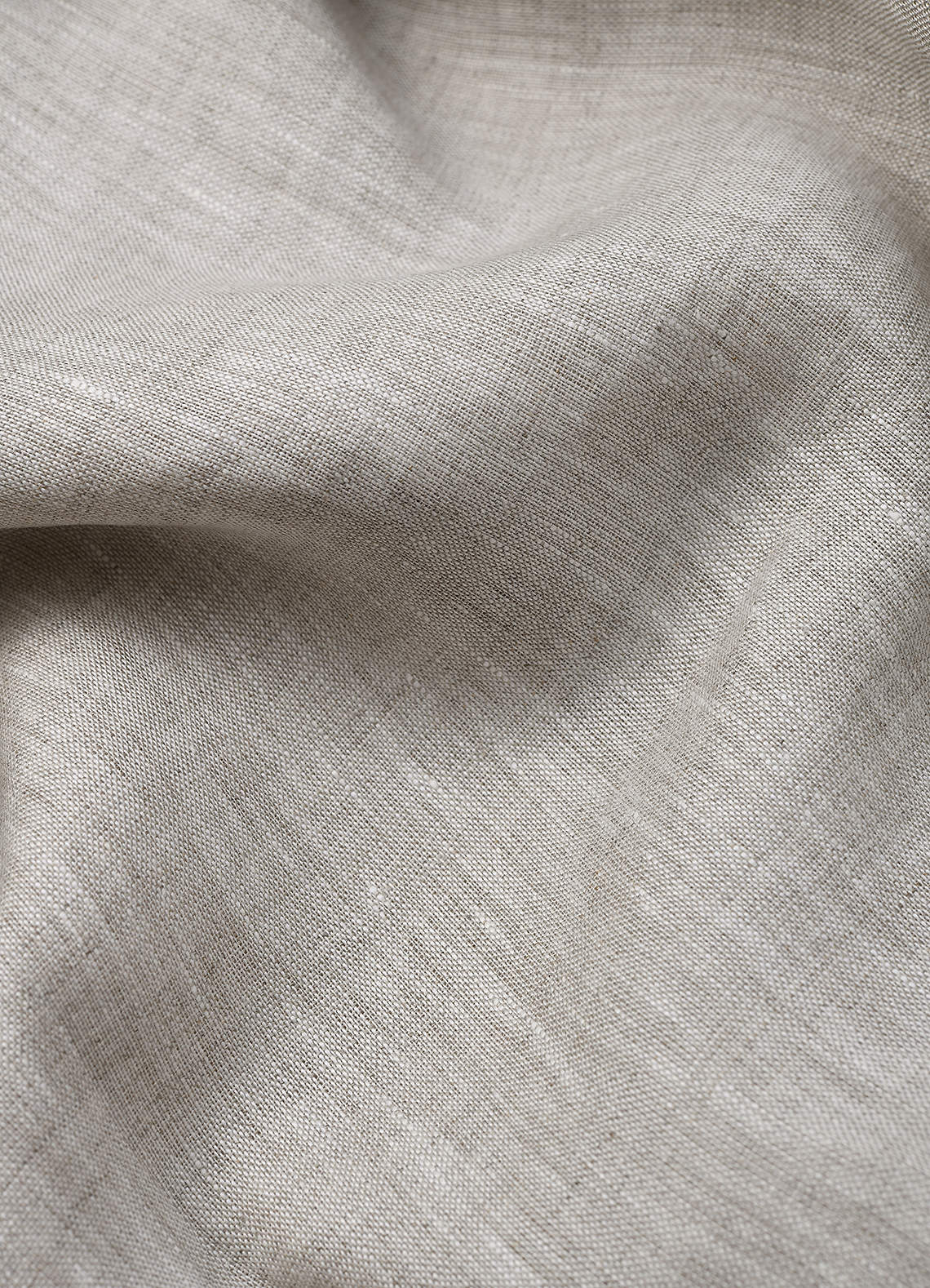 front Elliot Natural Linen 100% Linen Dress Shirt