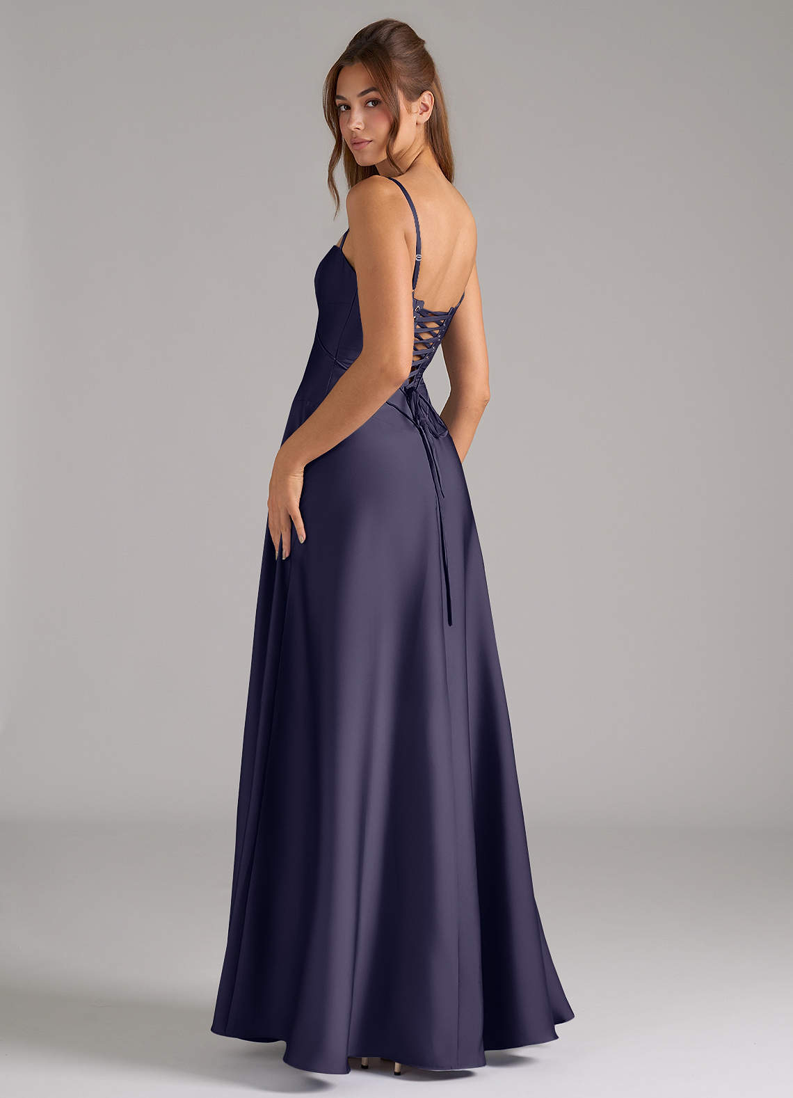 bridesmaid dresses purple and blue Chiffon Long Royal Blue Bridesmaid Gown with Sleeves – loveangeldress