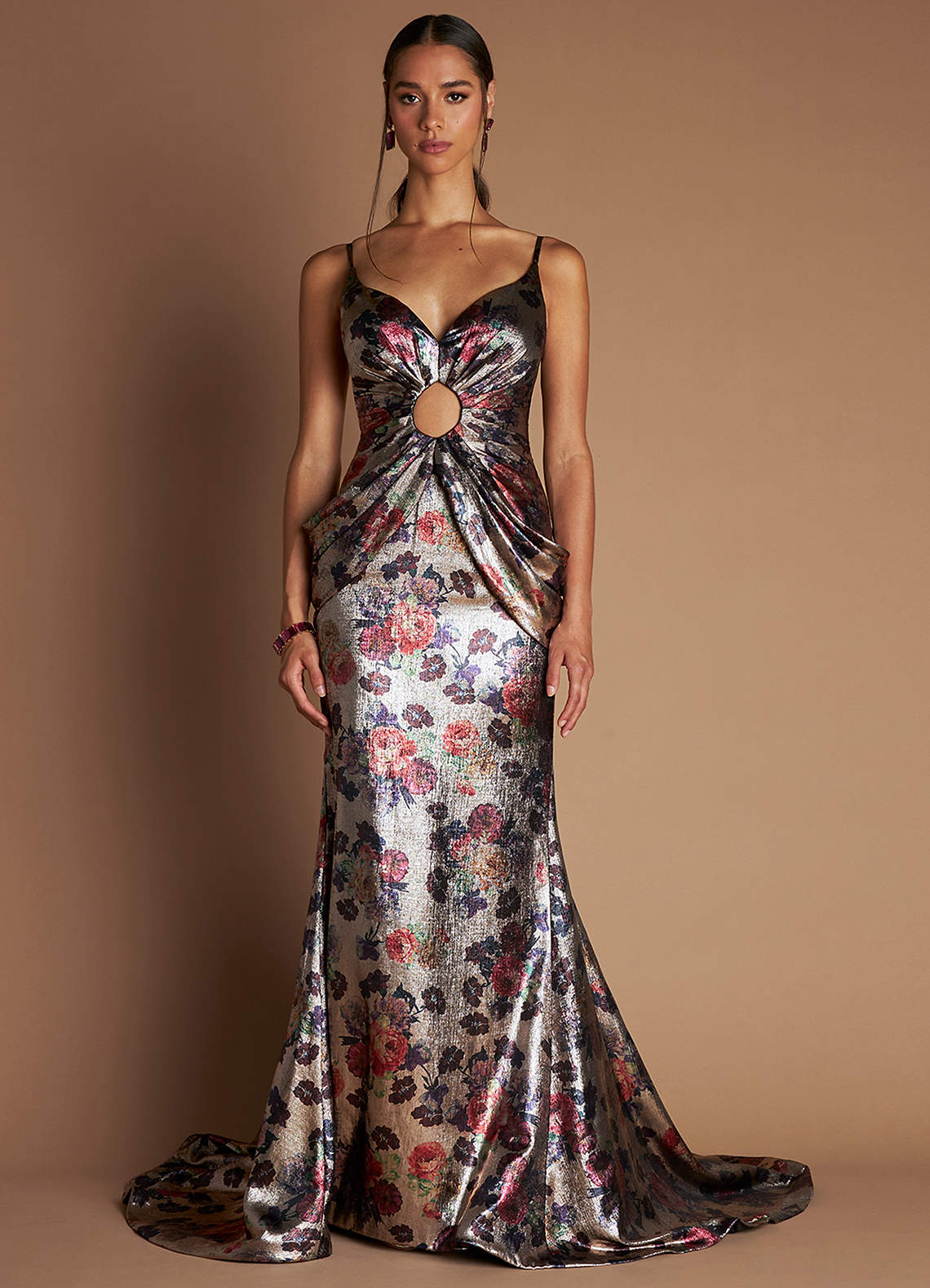 Cala Silver Pink Multi Gown image1