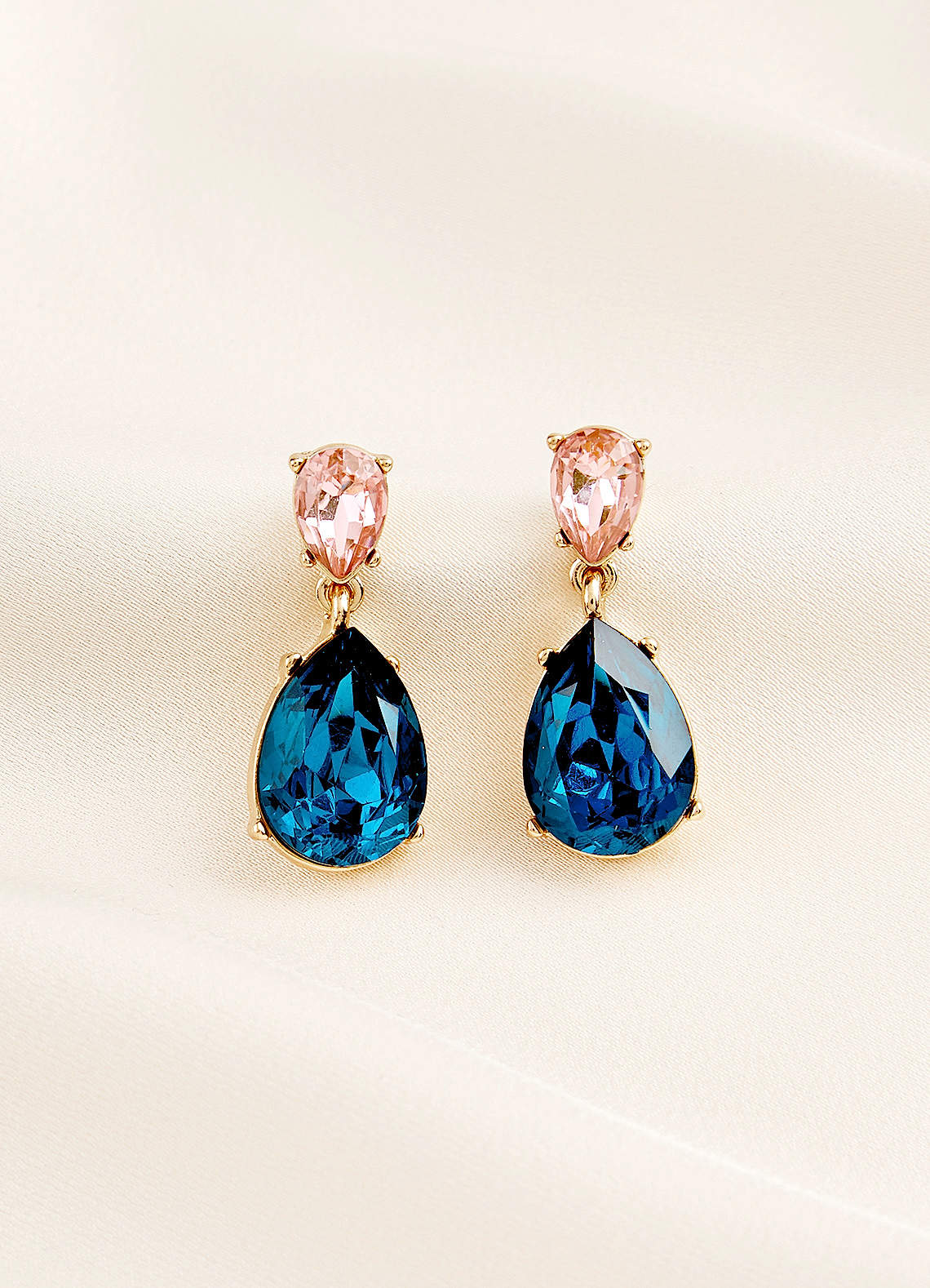Gemstone drop earrings discount