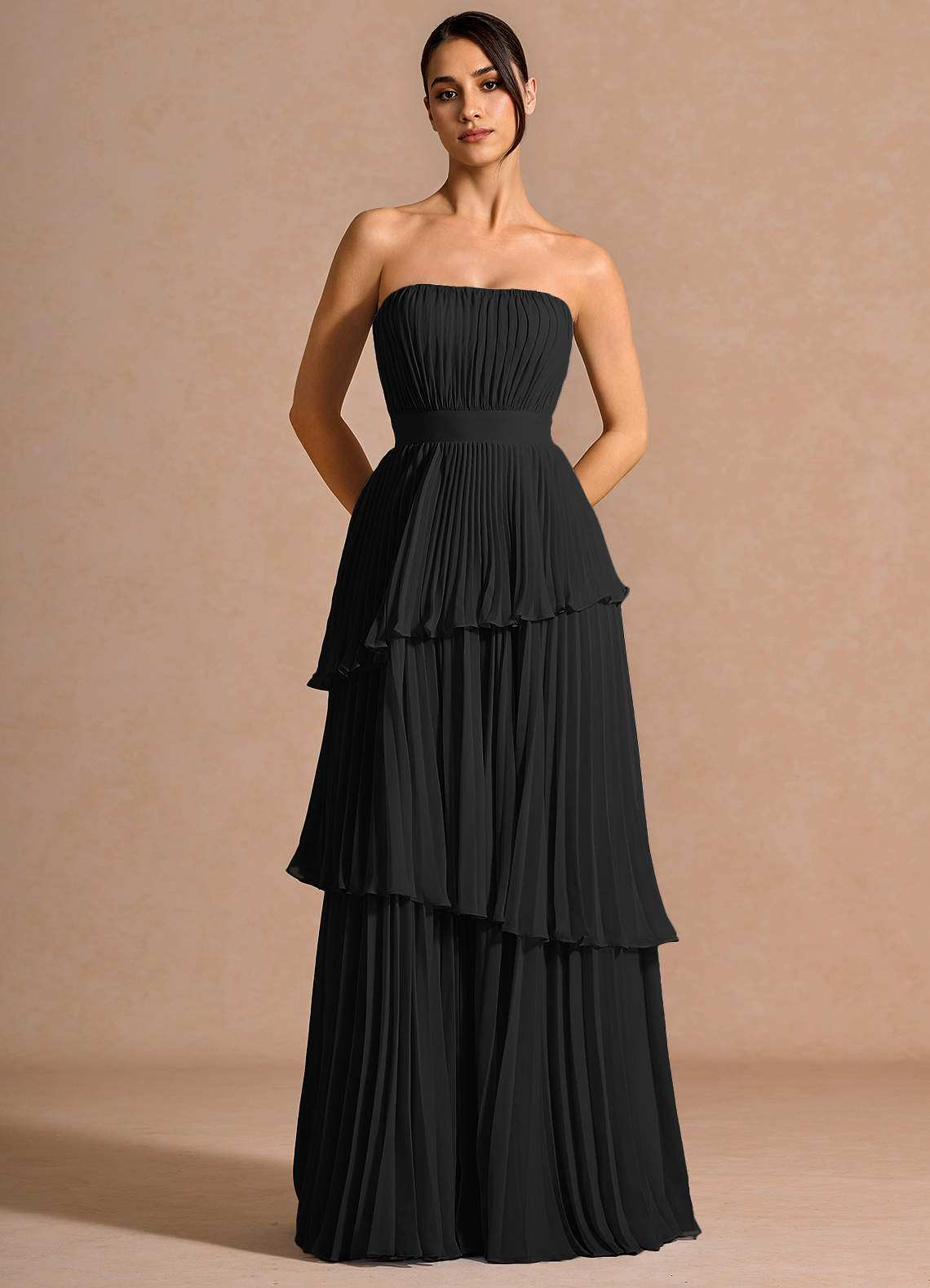 Harella Black Maxi Dress Ready to Ship | Azazie