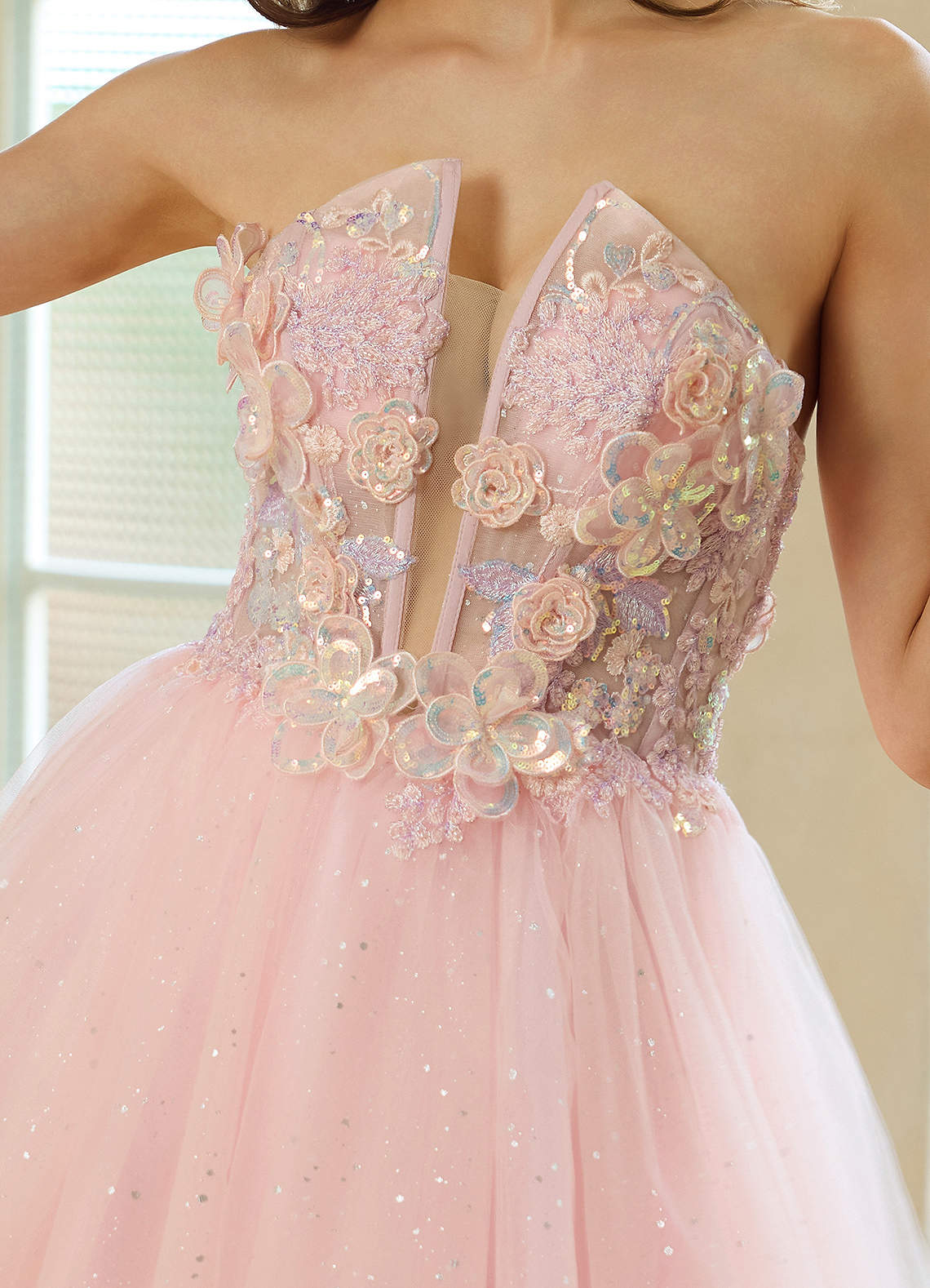 Blossparkle Pink Mini Dress image5