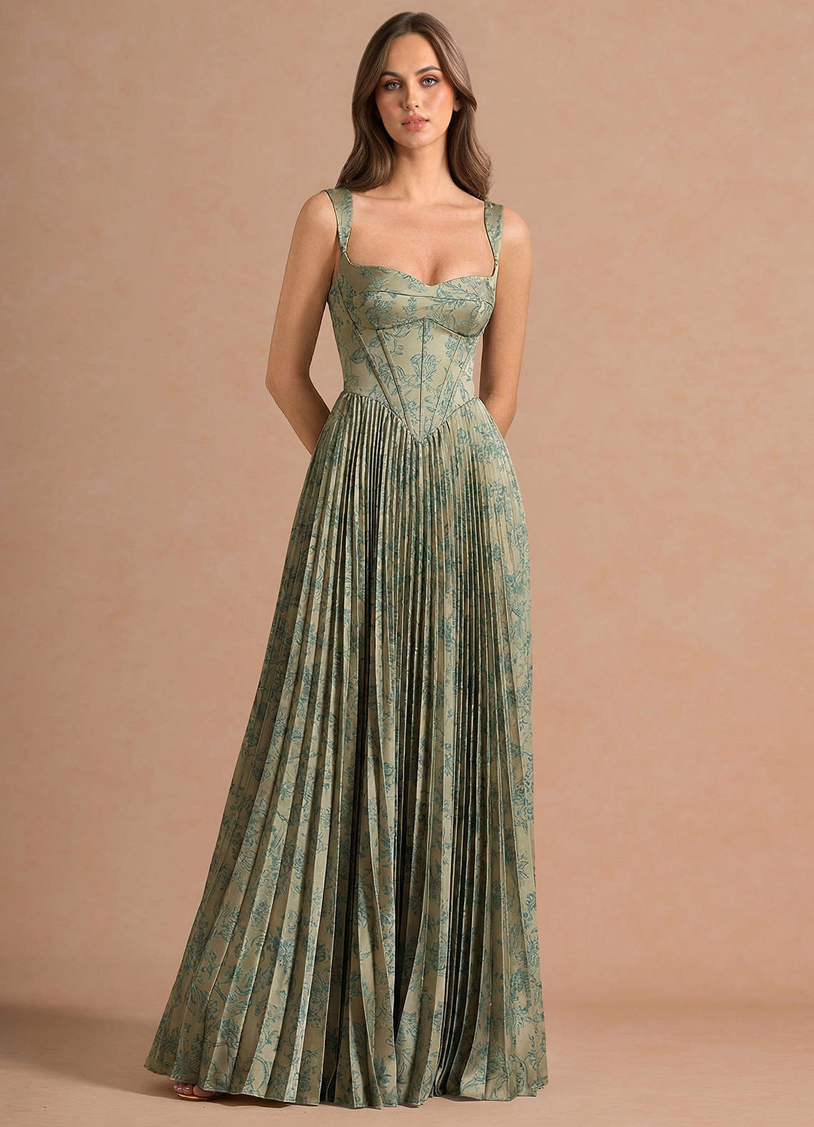 teal maxi bridesmaid dress Teal Midnight Romance Maxi Dress main image 0