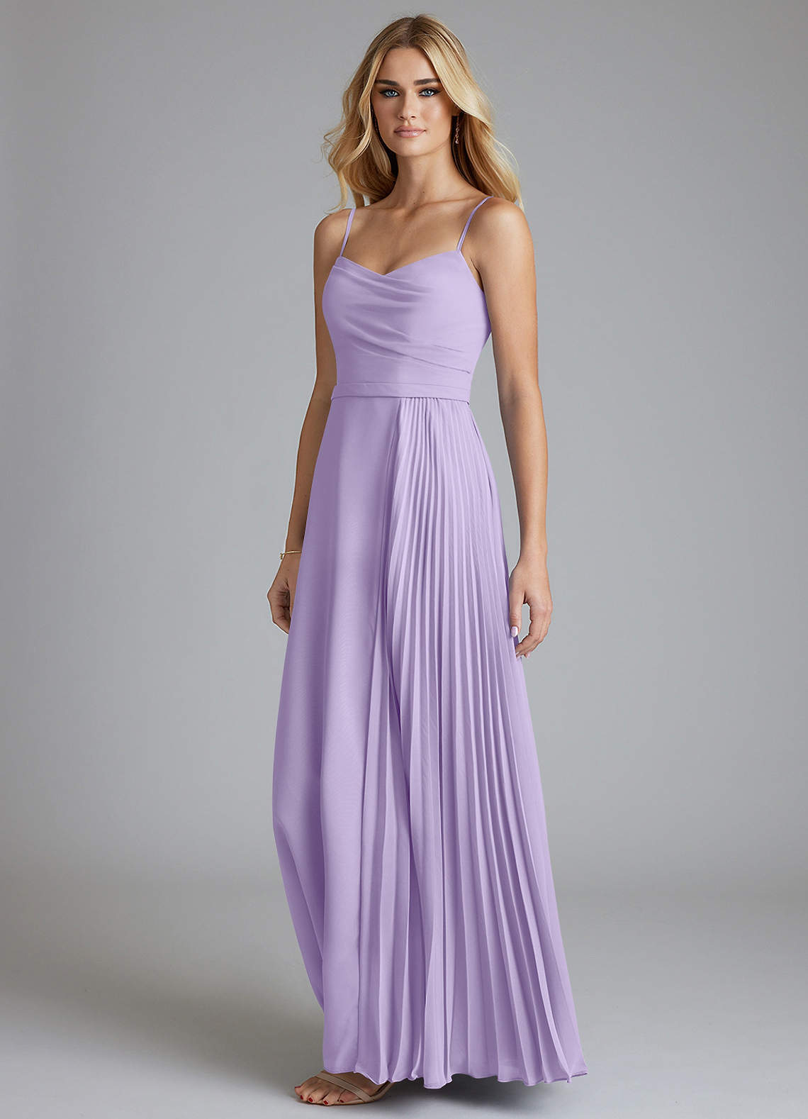 Azazie Celaena Ready to Ship Lilac Chiffon Bridesmaid Dresses | Azazie