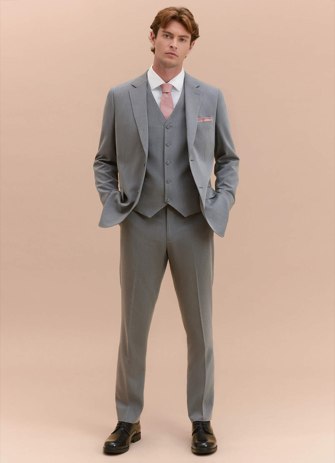 front William Grey Comfort Blend 3-piece suit