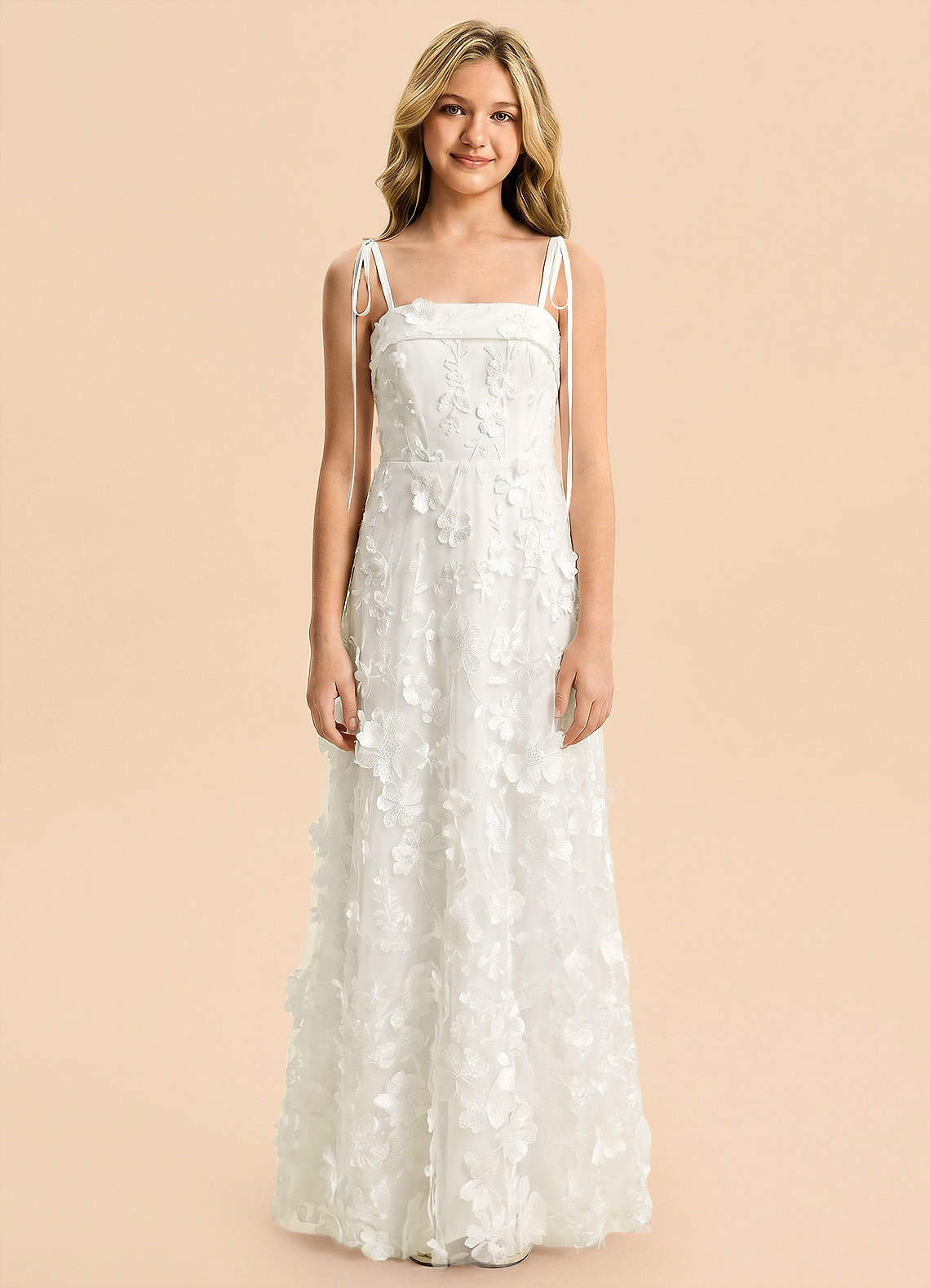 front Azazie Jenny Junior Formal Dress