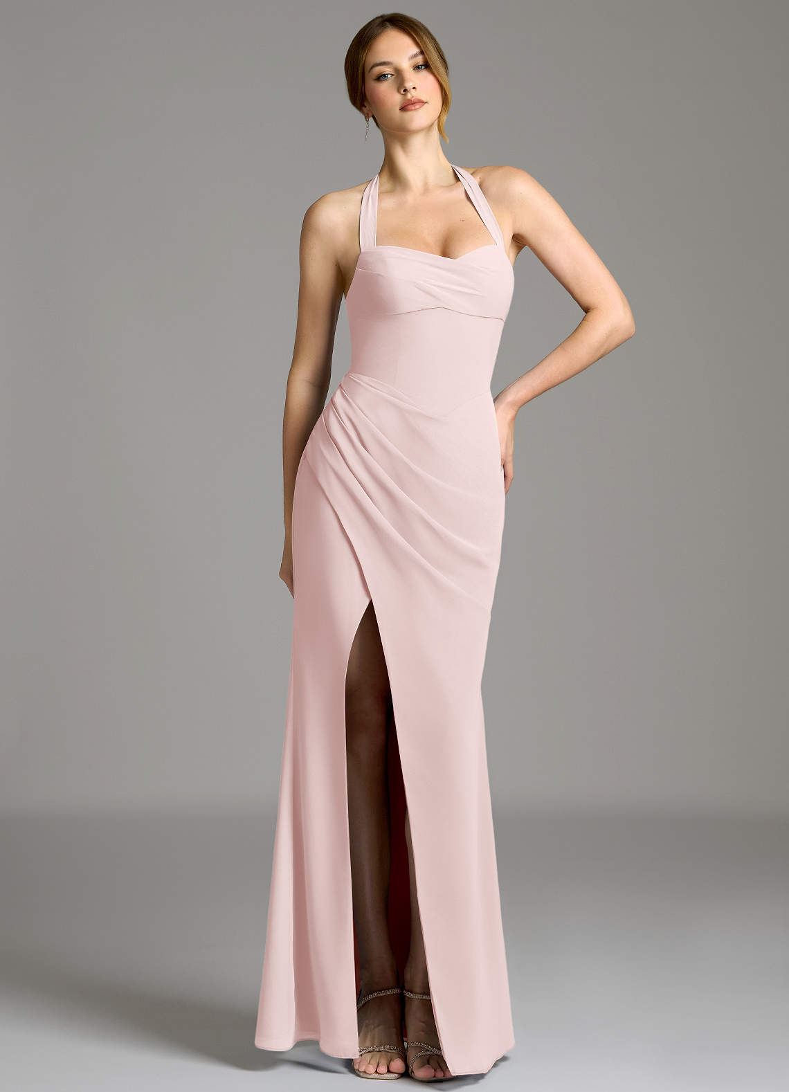 pink chiffon dresses for sale Azazie Serenity Evening gown Size:1X (14-18) laborday2026sale Blitzway Fight Club Tyler elegant look