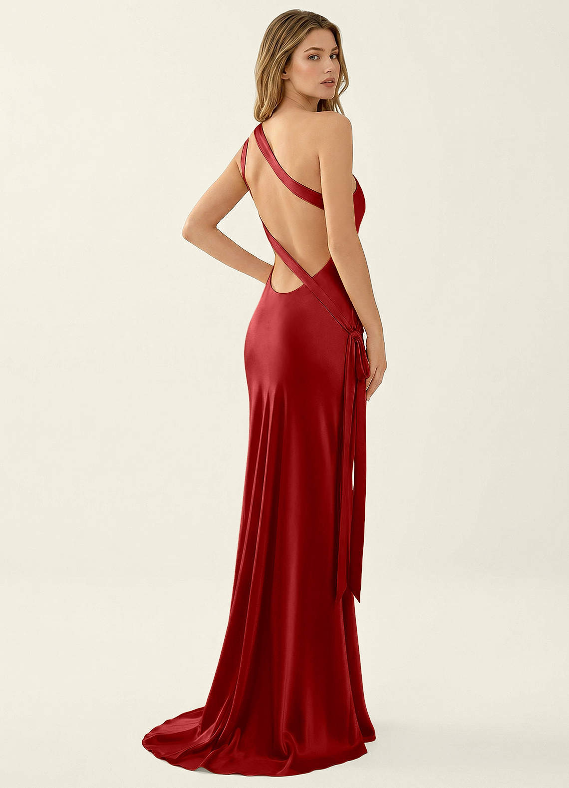 merlot formal dress Azazie 2026 Open Back Mermaid Prom Dress Merlot Gown