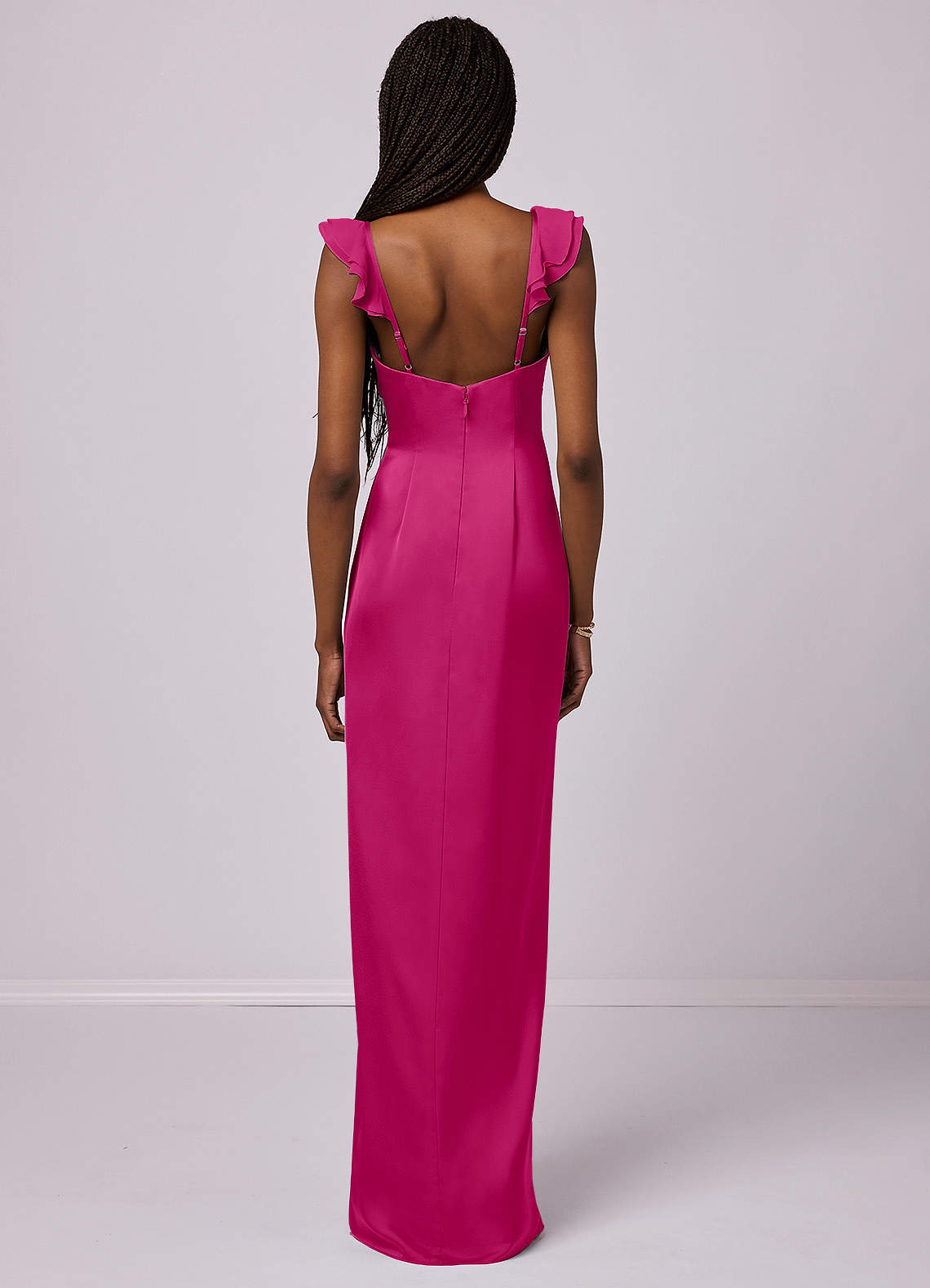 Barbie AZAZIE 1031 Ready to Ship Barbie Pink Stretch Satin Bridesmaid Dresses | Azazie Barbie AZAZIE 1031 Ready to Ship Barbie Pink Stretch Satin Bridesmaid Dresses | Azazie