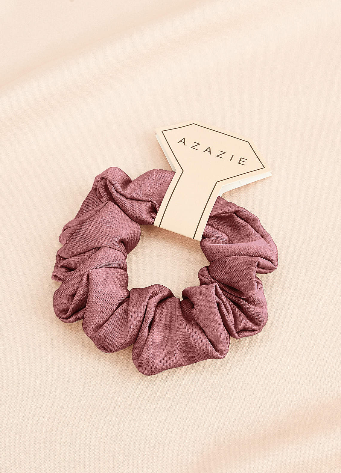 front Bridesmaid Stretch Satin Regular Size Scrunchies