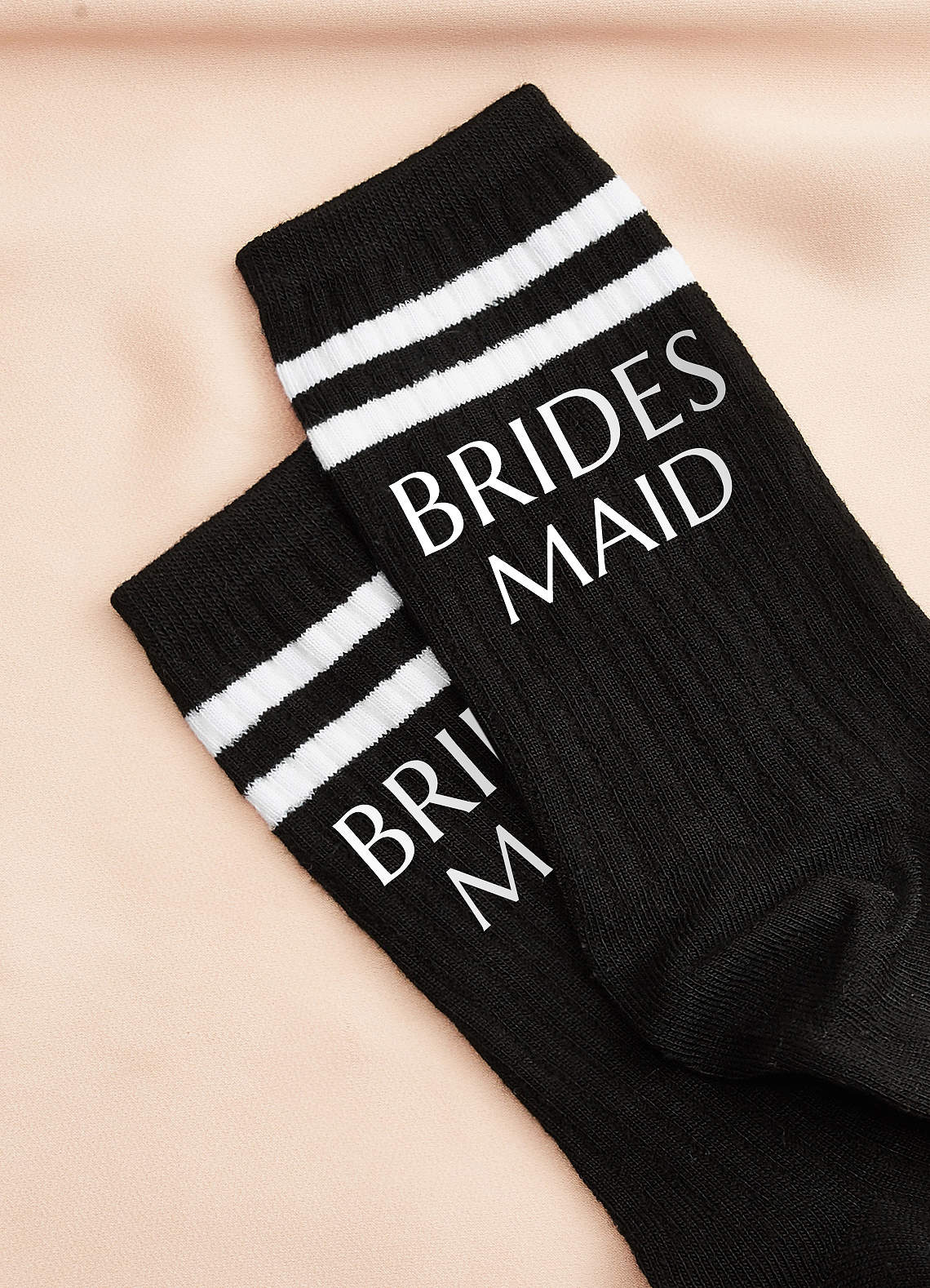 front Calcetines de doble raya personalizables
